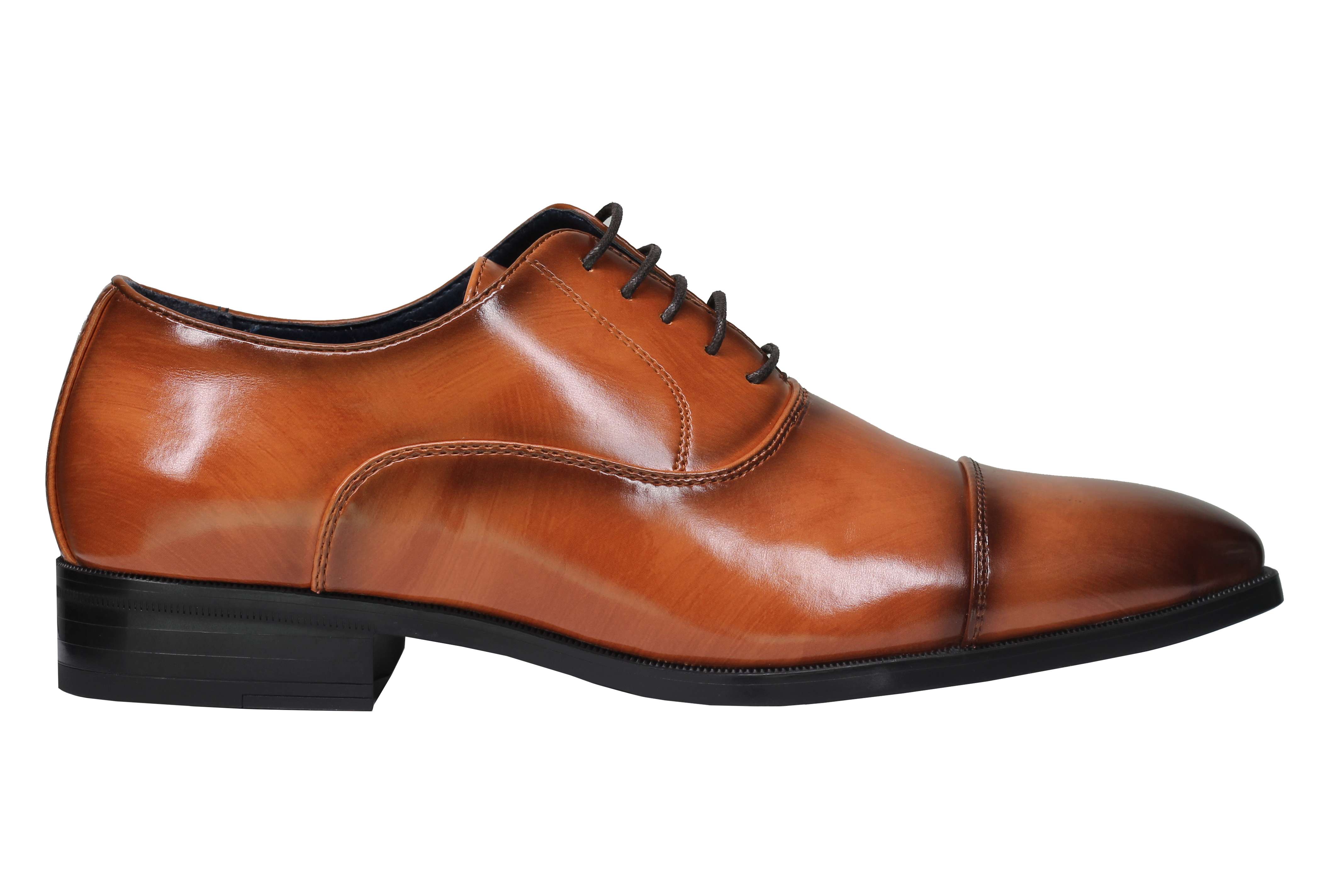 Mens Patent Leather Lined Classic Lace up Oxford Shoes Toe Cap Smart Formal