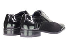 SUEDE & LEATHER BLACK BROGUES