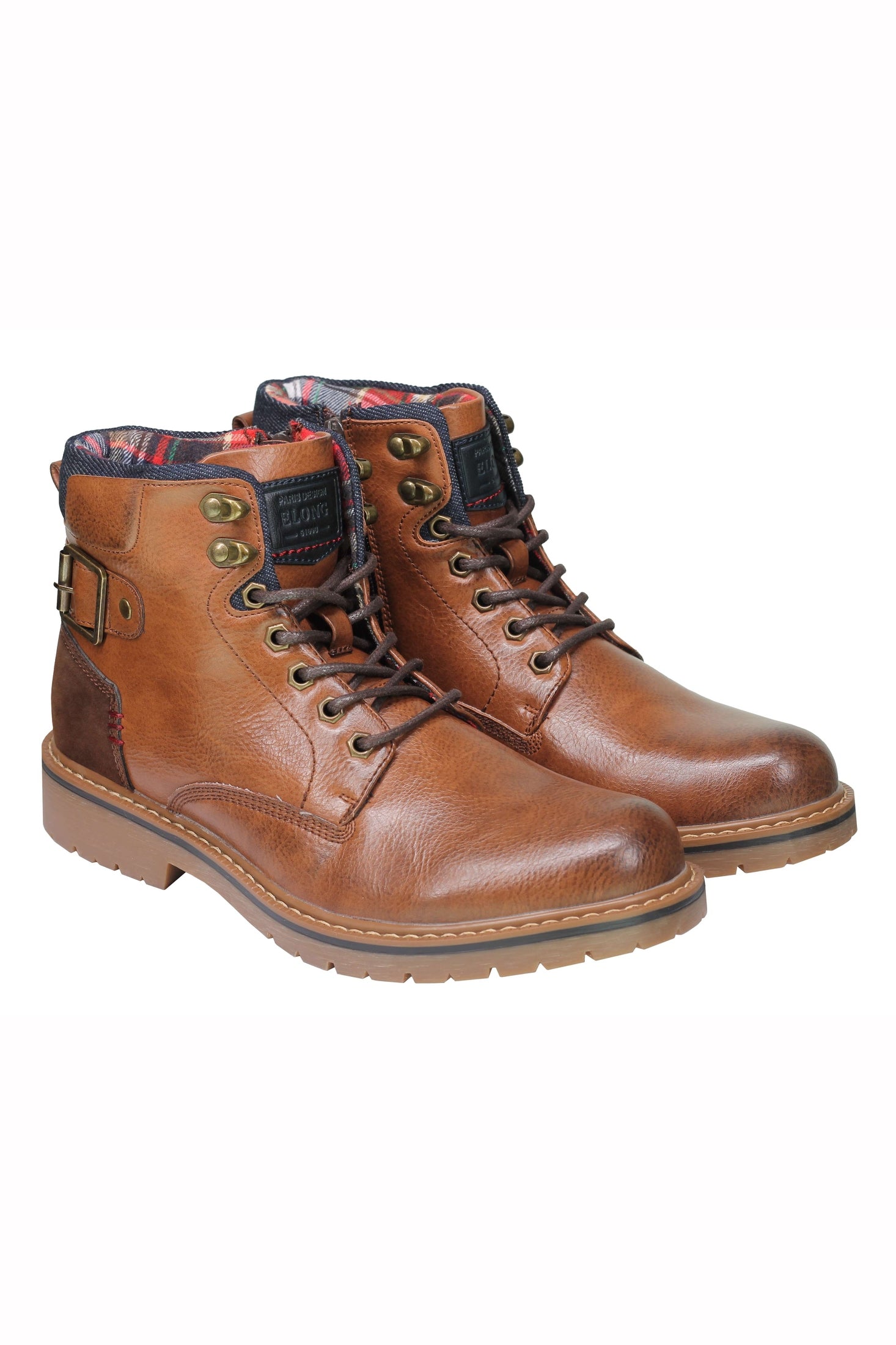 Mens Military Boots Leather Lined Biker Combat Ankle Lace up Zipped Black Brown