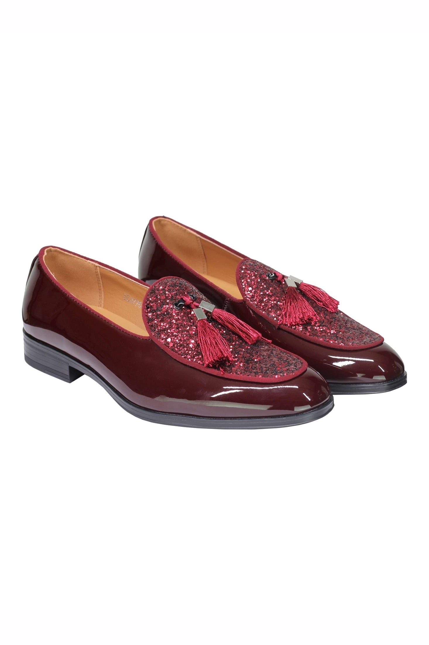 GLITTER – PATENT LEATHER TASSEL LOAFERS