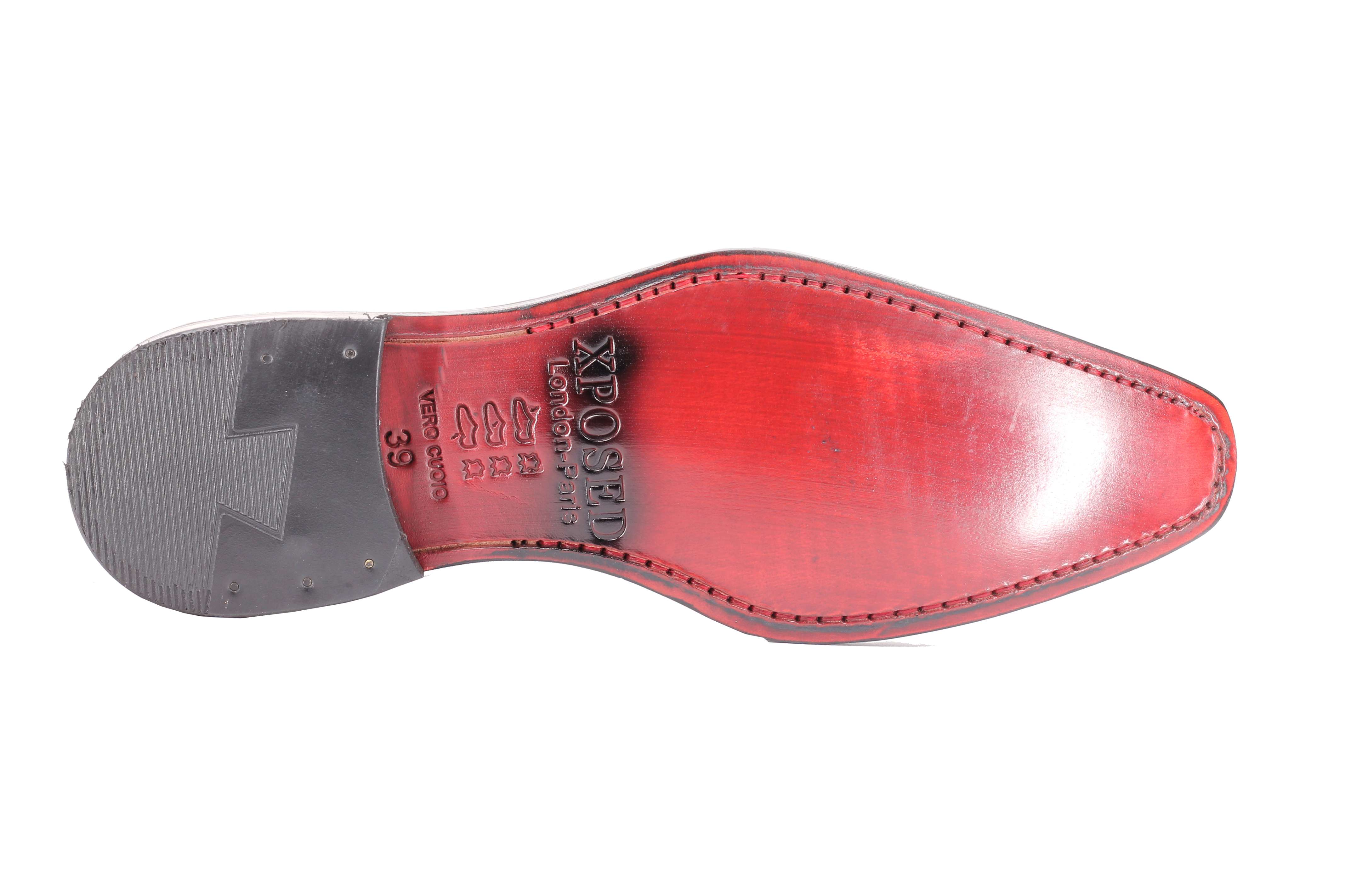 WHITE LEATHER SHINY OXFORD LACE UP SHOES