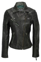 Ladies Retro Biker Green