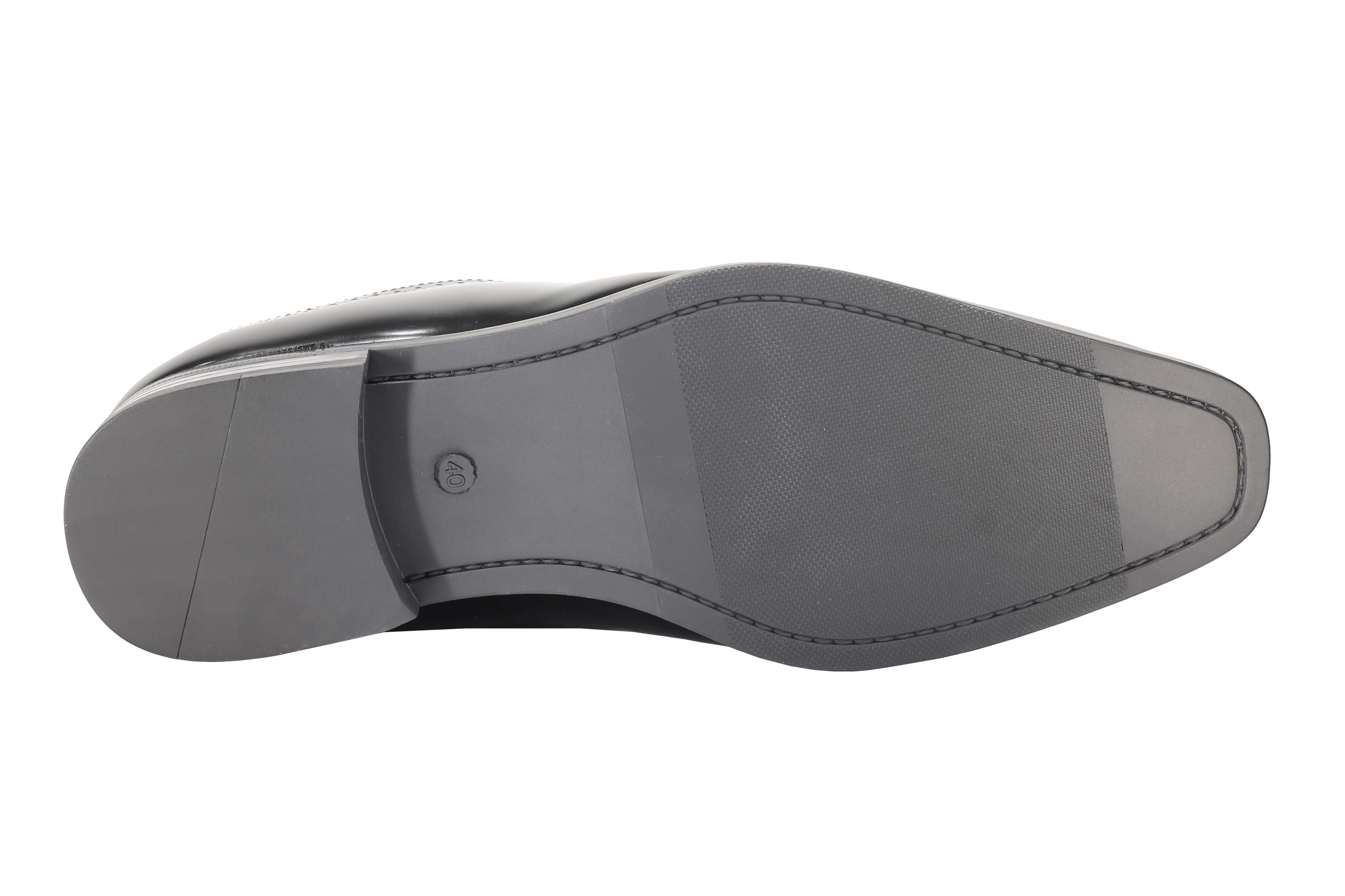 Mens Retro Brogue Shoes 2 Tone Colour Polished Faux Leather Dress Wingtip Oxford