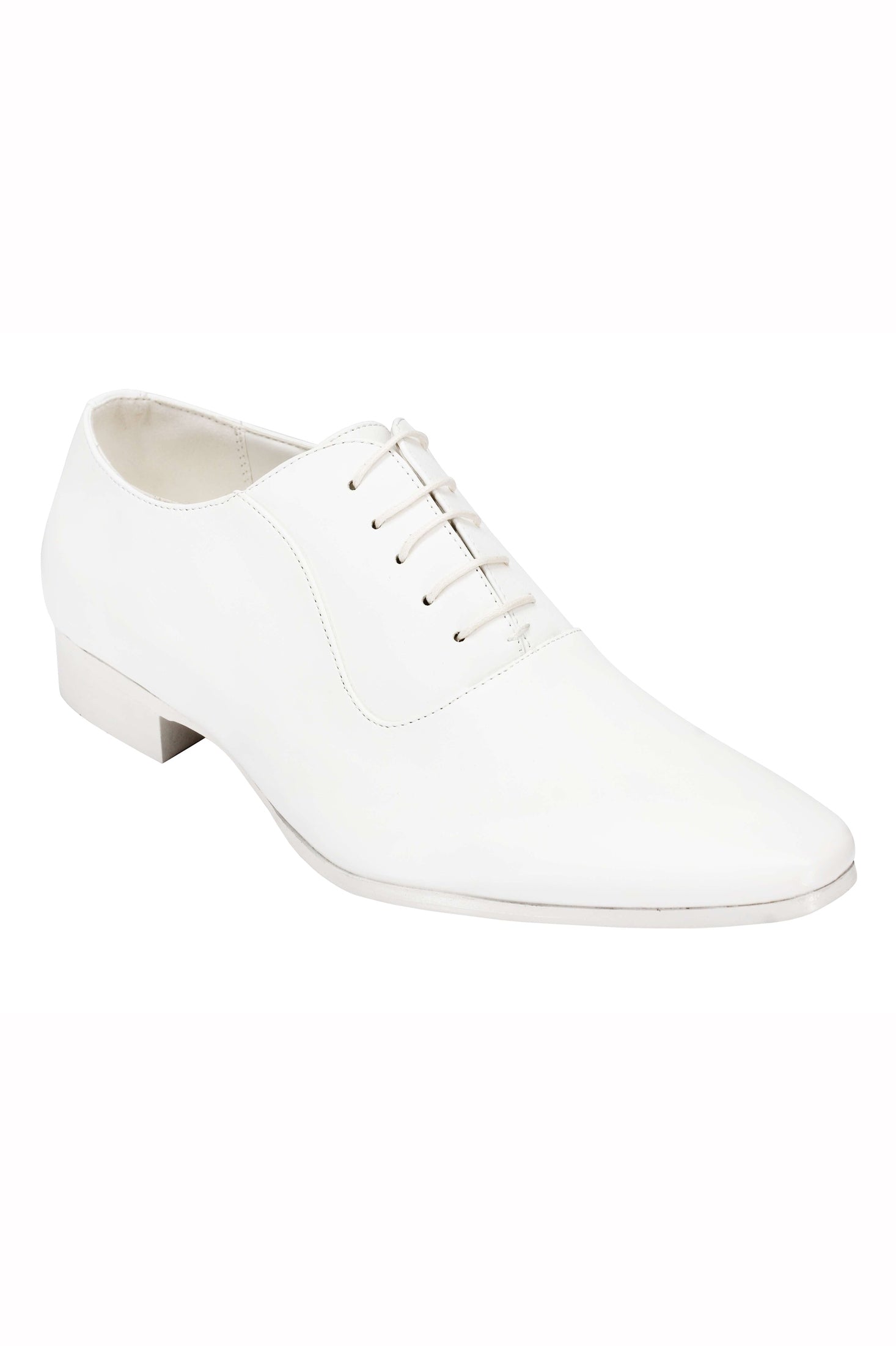 Mens Faux Leather Formal Office Shoes Smart Casual Oxford Lace up Black White Grey