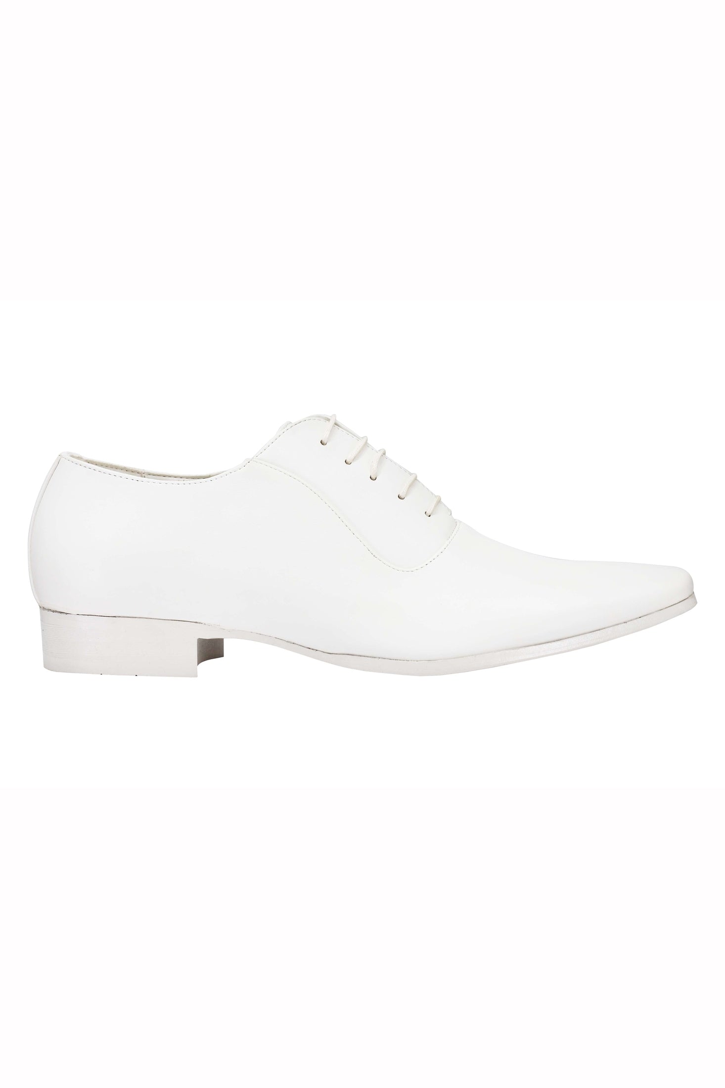 Mens Faux Leather Formal Office Shoes Smart Casual Oxford Lace up Black White Grey