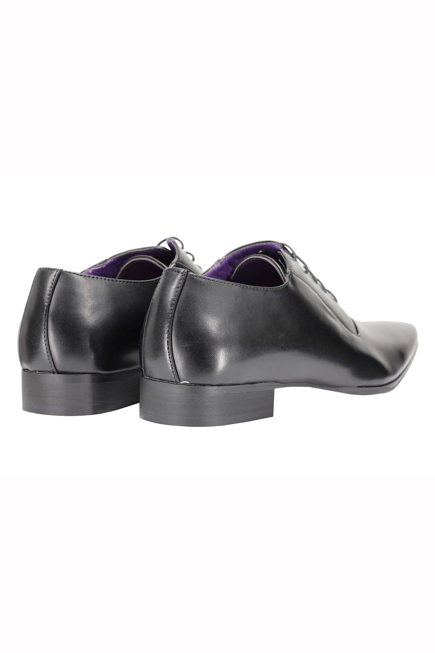 Mens Faux Leather Formal Office Shoes Smart Casual Oxford Lace up Black White Grey