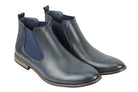 NEW MENS LEATHER ITALIA STYLE VINTAGE CHELSEA BOOTS CASUAL DEALER SHOES UK SIZE