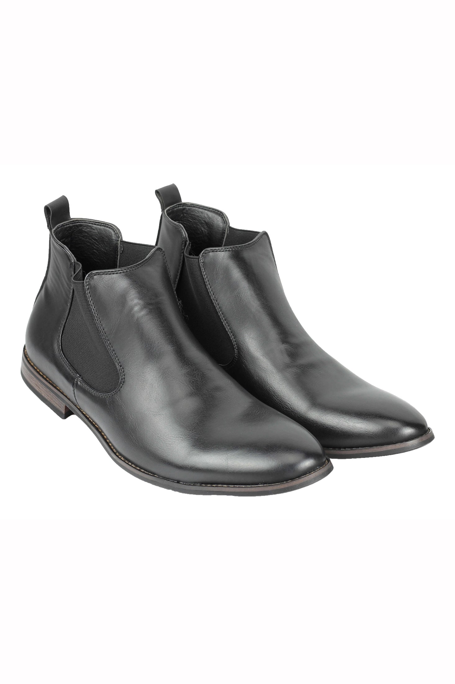 NEW MENS LEATHER ITALIA STYLE VINTAGE CHELSEA BOOTS CASUAL DEALER SHOES UK SIZE