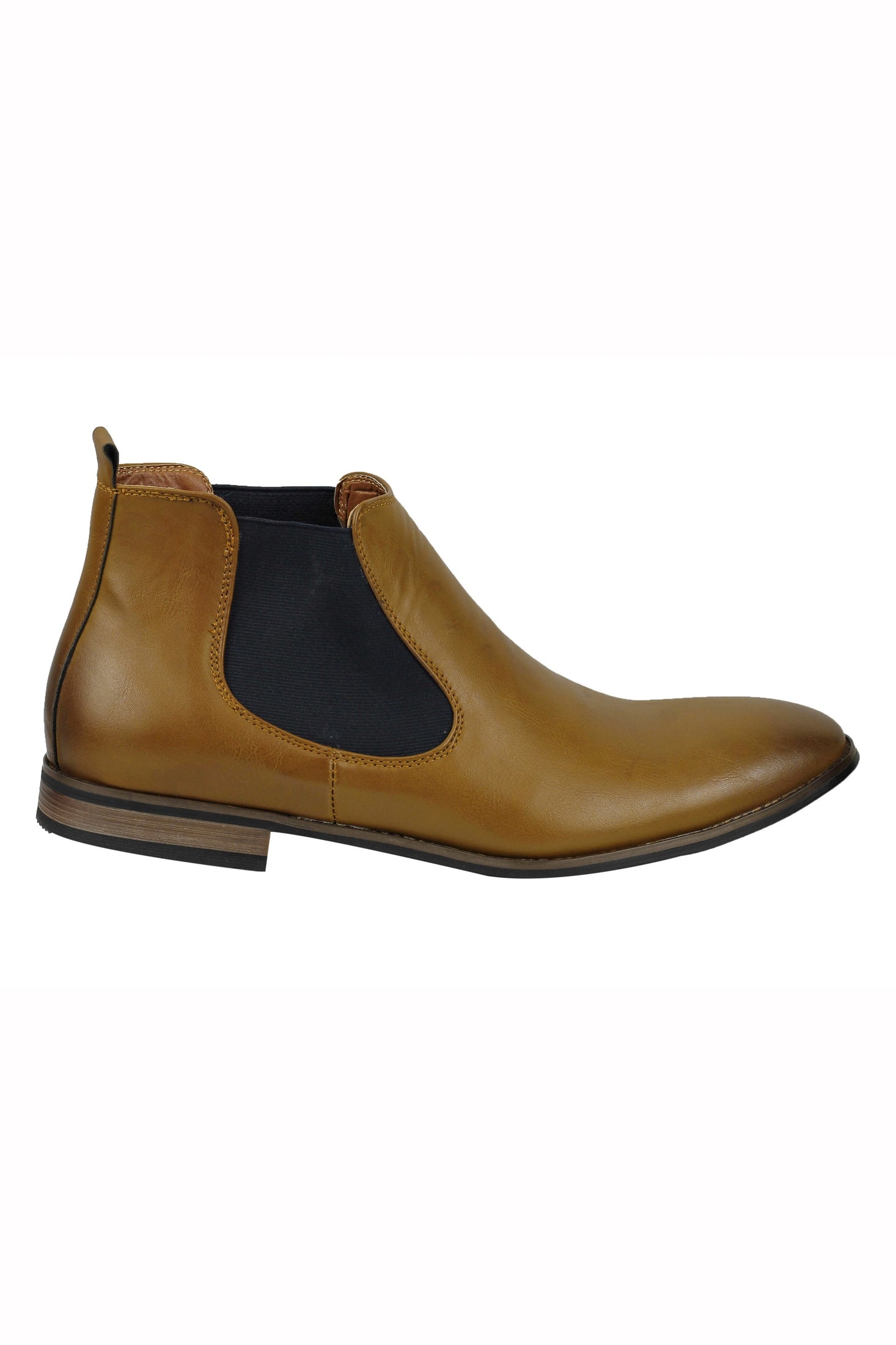 NEW MENS LEATHER ITALIA STYLE VINTAGE CHELSEA BOOTS CASUAL DEALER SHOES UK SIZE