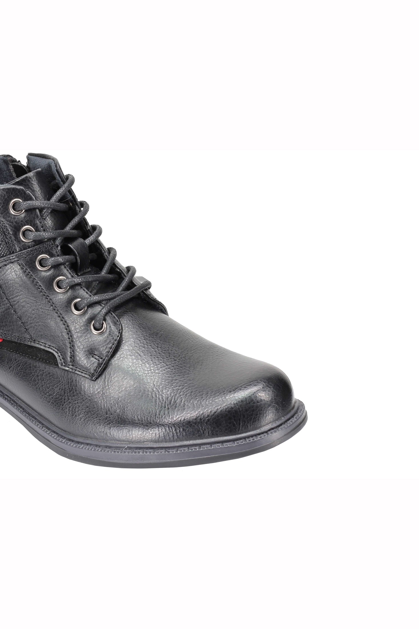 Mens Classic Fashion Ankle Boots Light Weight Lace ups Side Zipped in Black, Tan