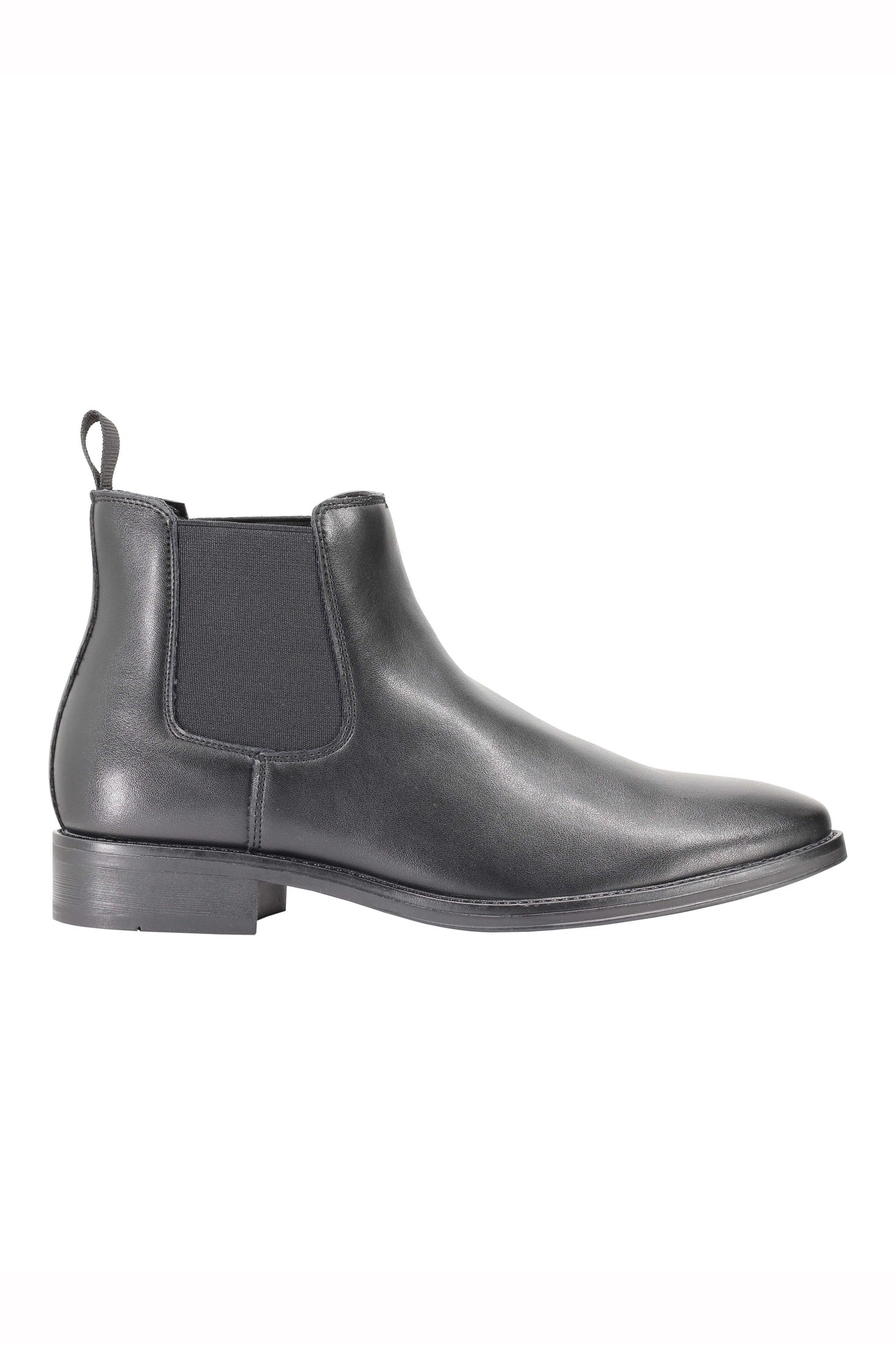 FAUX LEATHER CHELSEA BOOTS