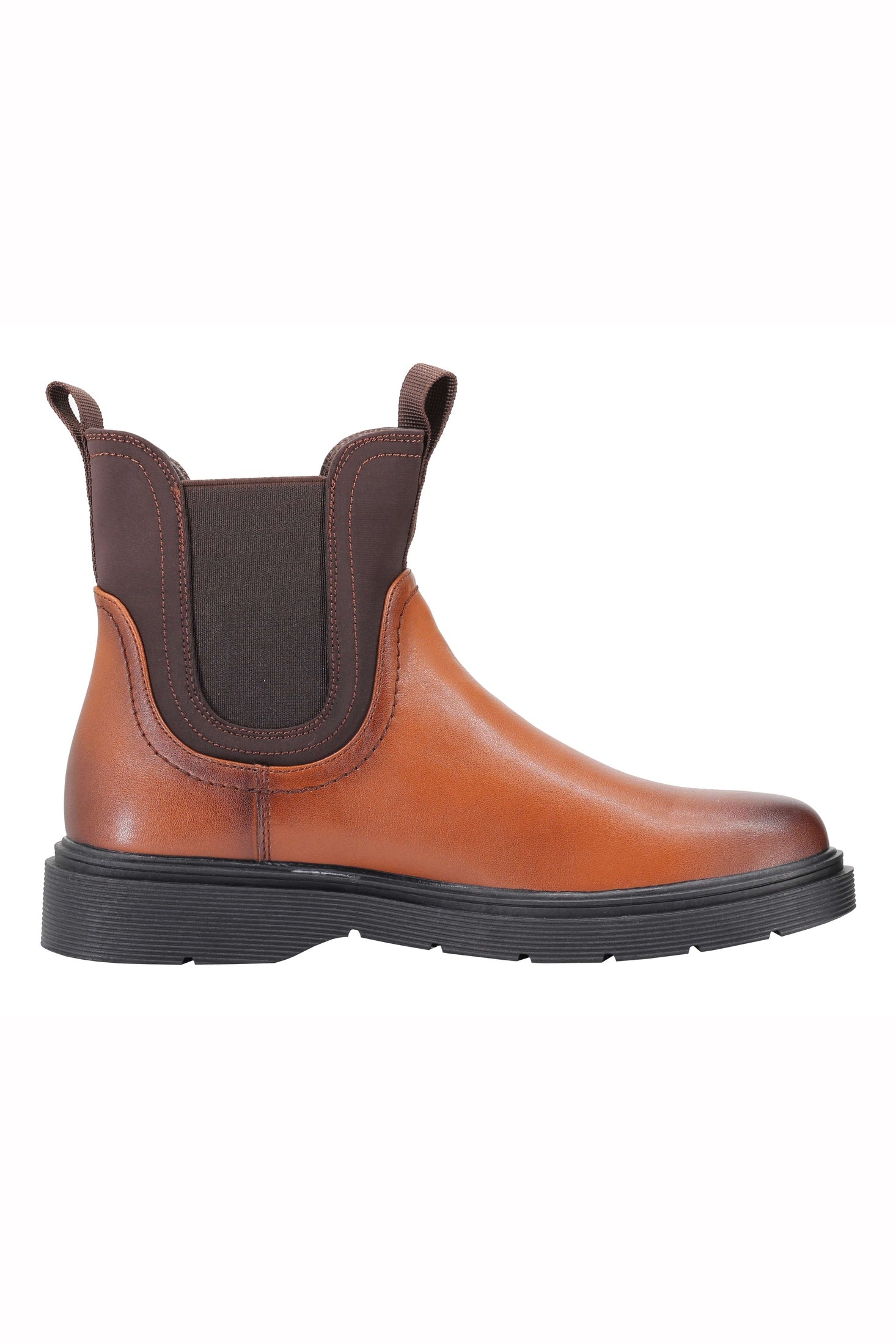 Classic Men’s Chelsea Boots Retro Ankle Twin Gussets Faux Leather Dealer Shoes