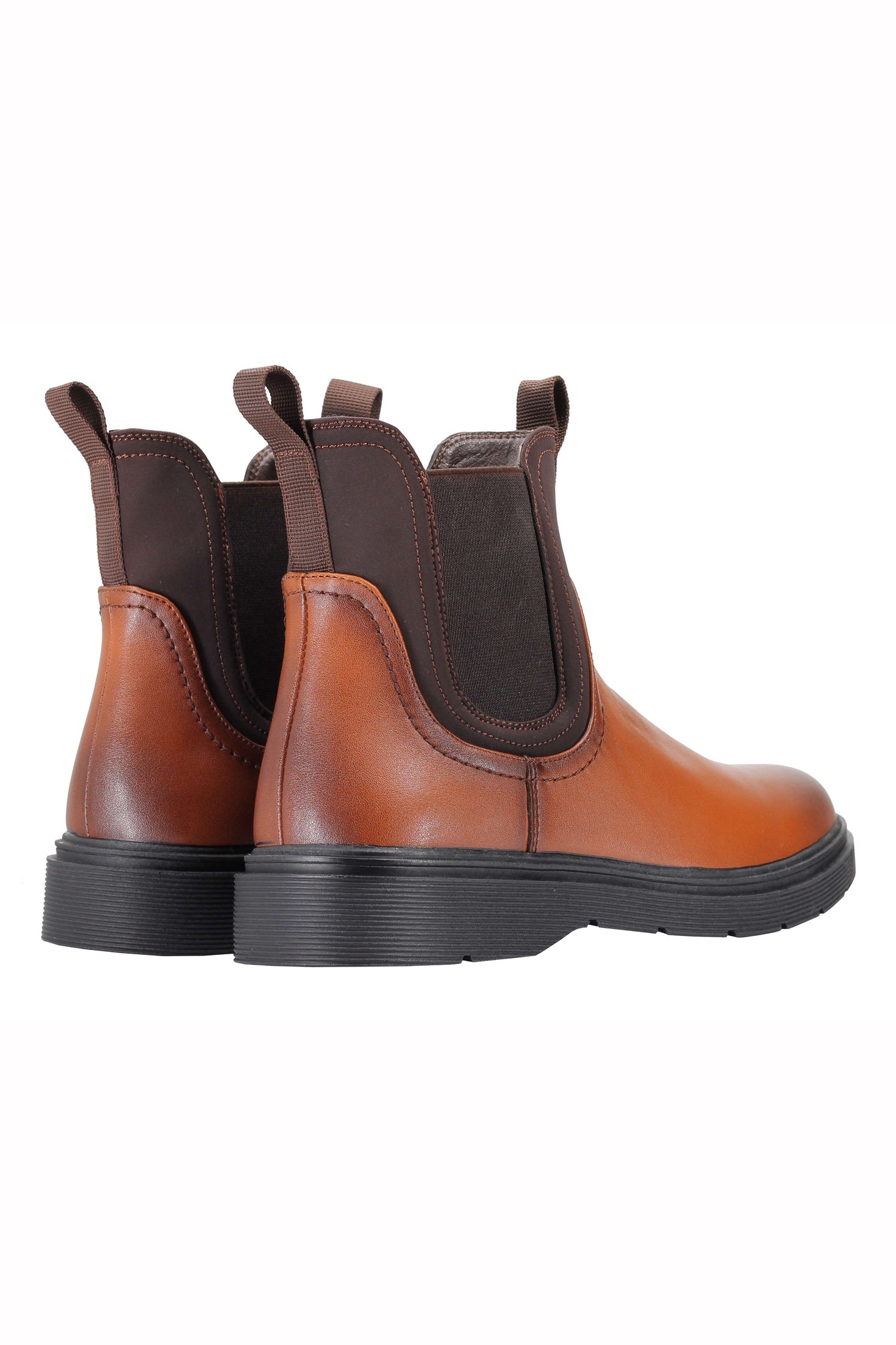 Classic Men’s Chelsea Boots Retro Ankle Twin Gussets Faux Leather Dealer Shoes