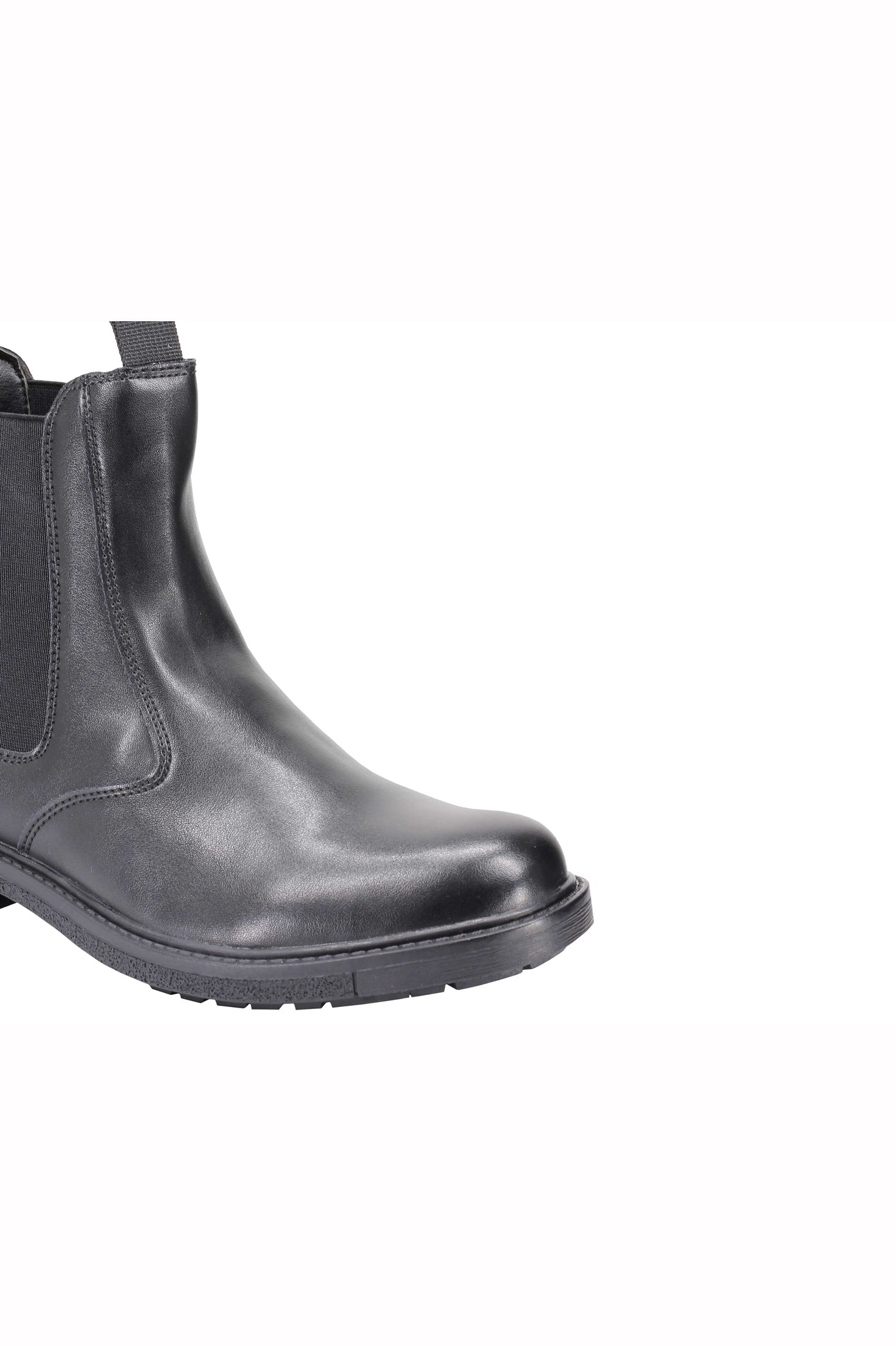 Mens Dealer Boots Black Brown Faux Leather Classic High Top Ankle Chelsea Shoes