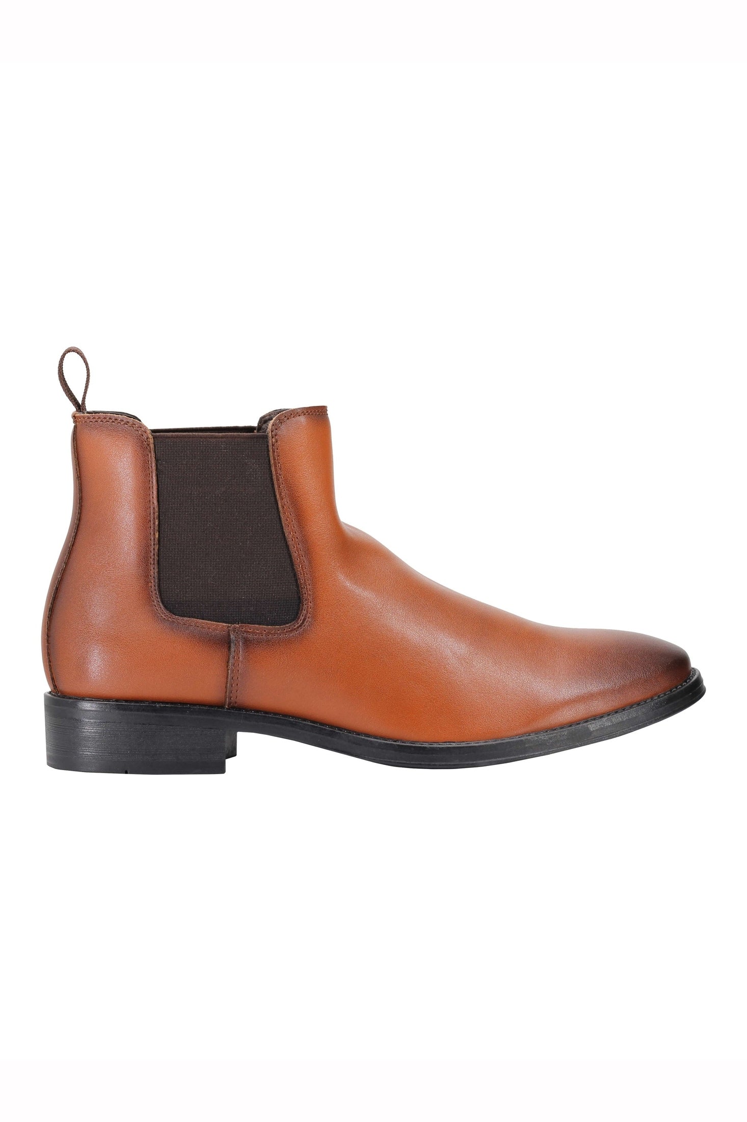 FAUX LEATHER CHELSEA BOOTS
