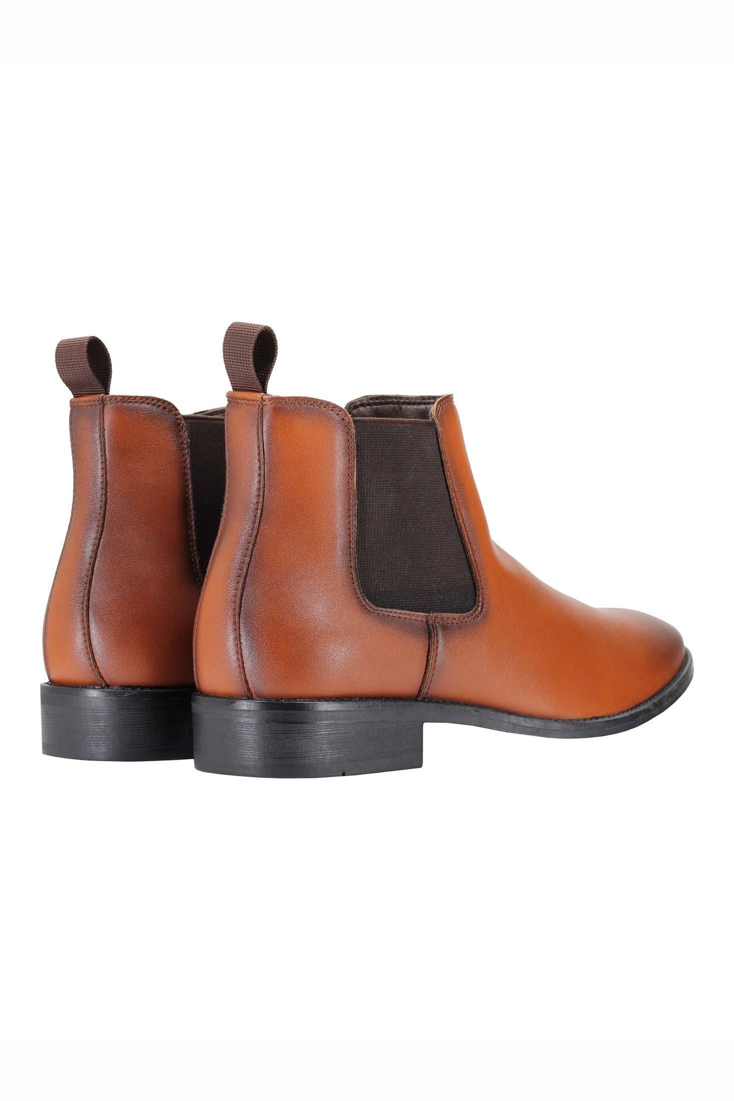 FAUX LEATHER CHELSEA BOOTS