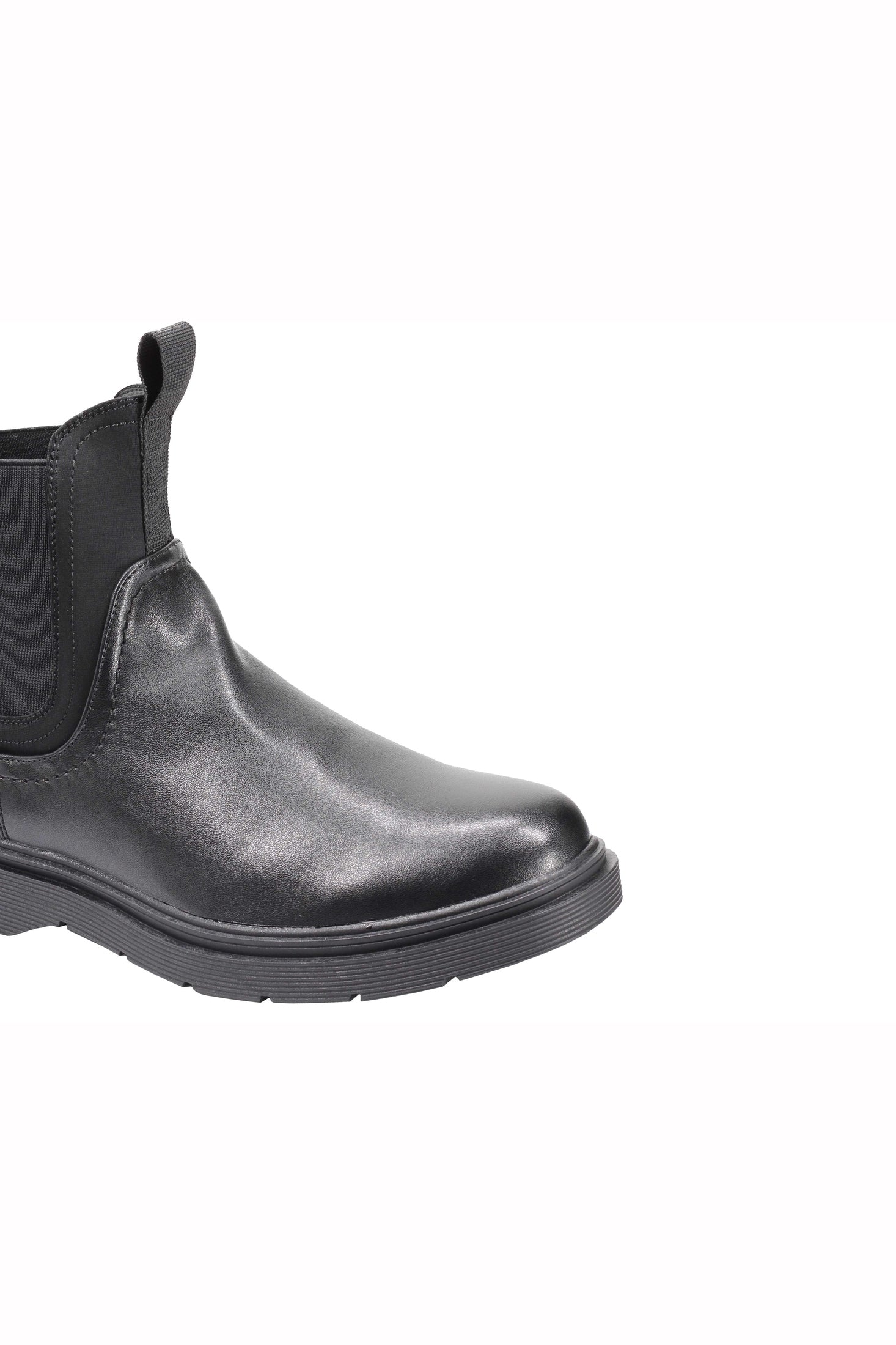 Classic Men’s Chelsea Boots Retro Ankle Twin Gussets Faux Leather Dealer Shoes