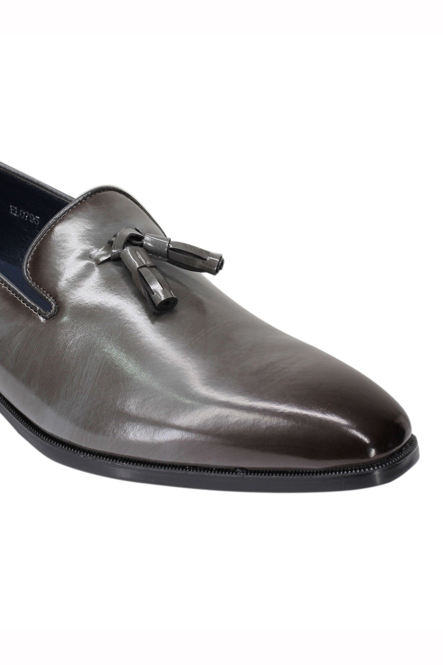 FAUX LEATHER LOAFERS WITH TASSELS
