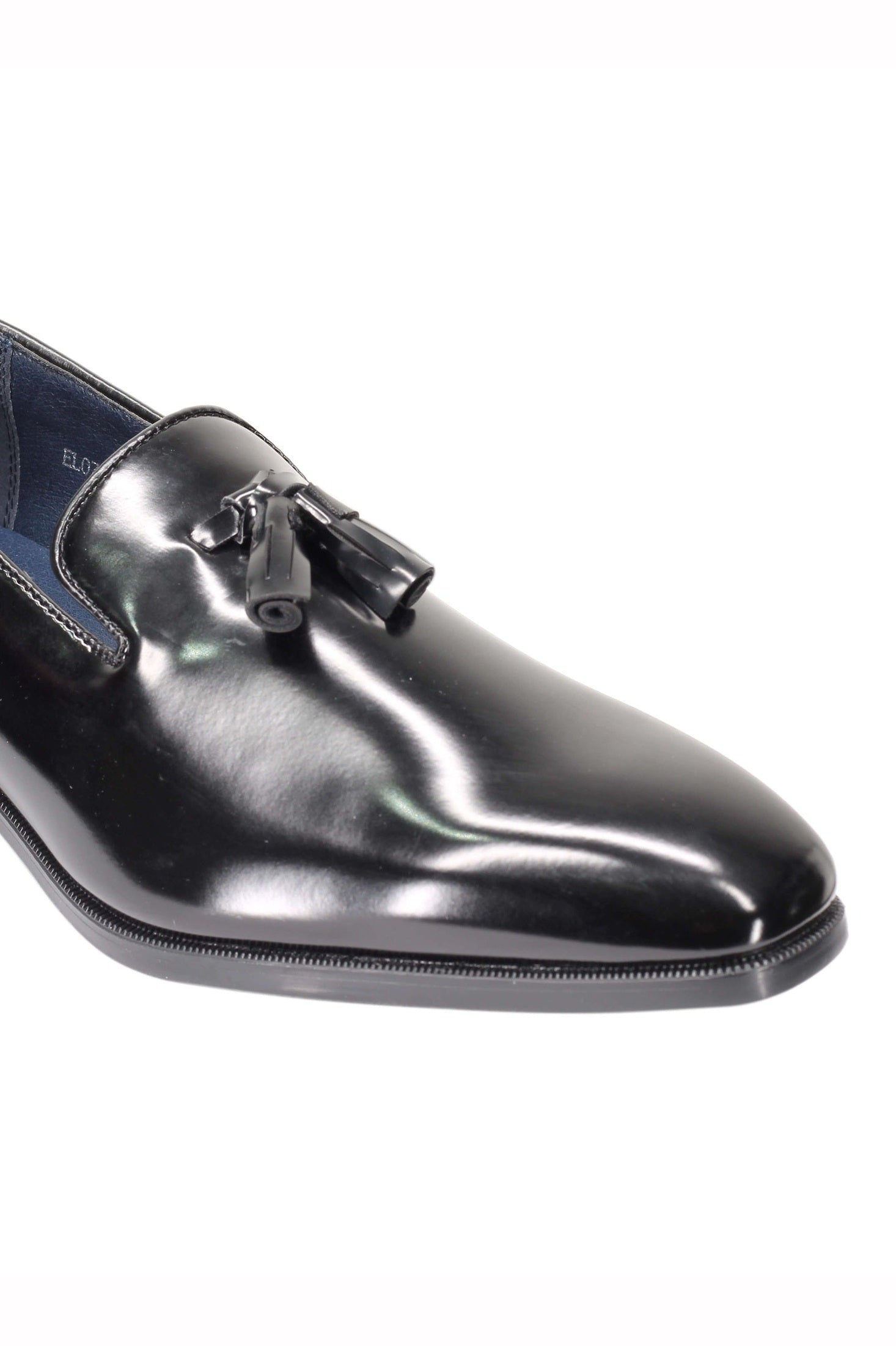 FAUX LEATHER LOAFERS WITH TASSELS
