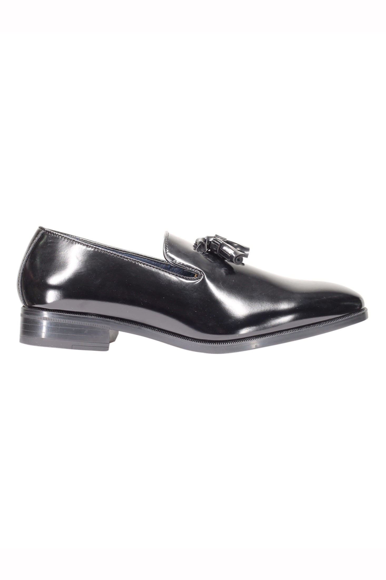 FAUX LEATHER LOAFERS WITH TASSELS