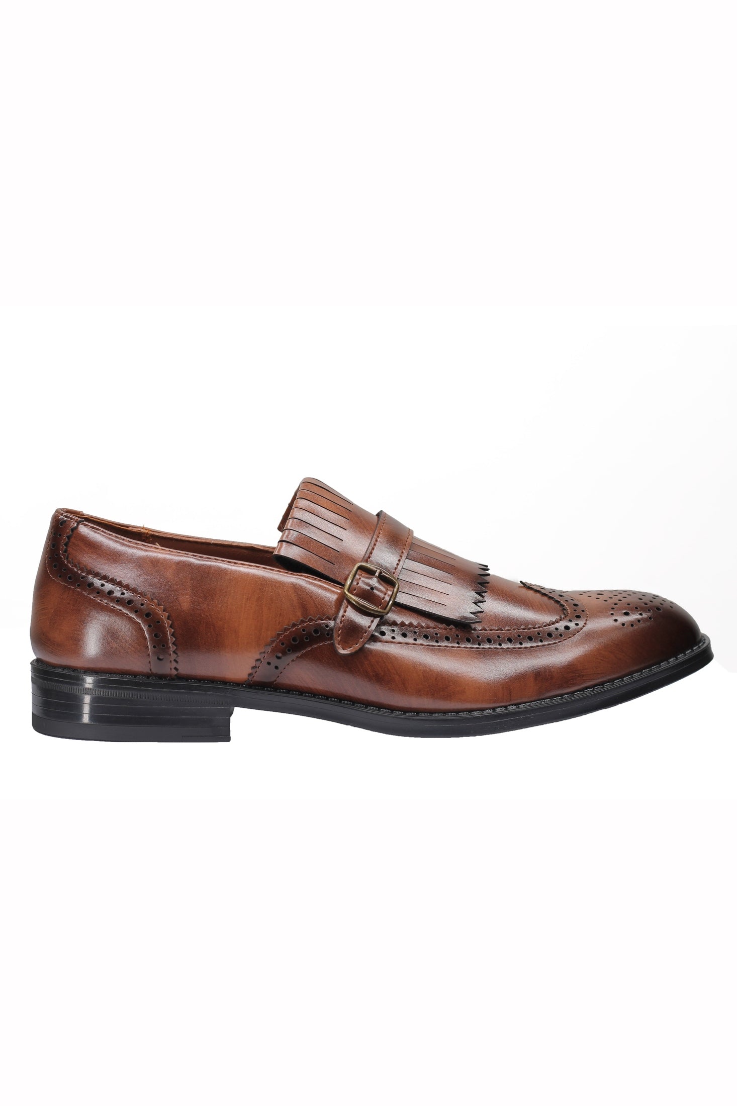 MONK STRAP BROGUE LOAFERS