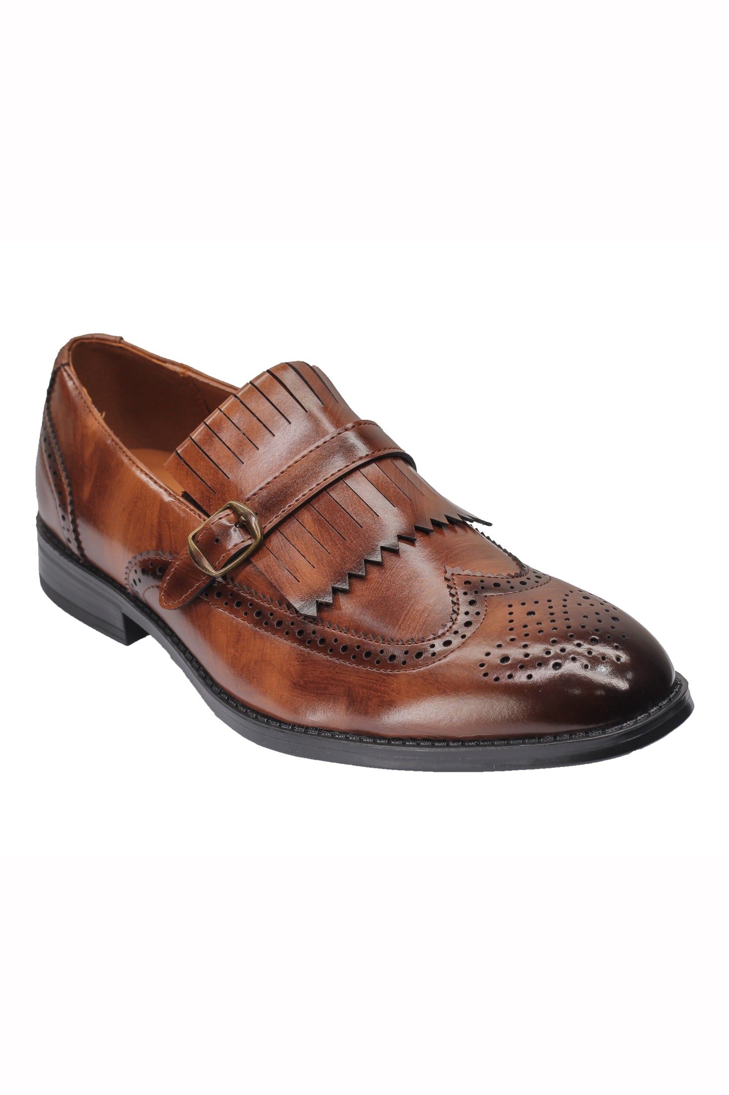 MONK STRAP BROGUE LOAFERS