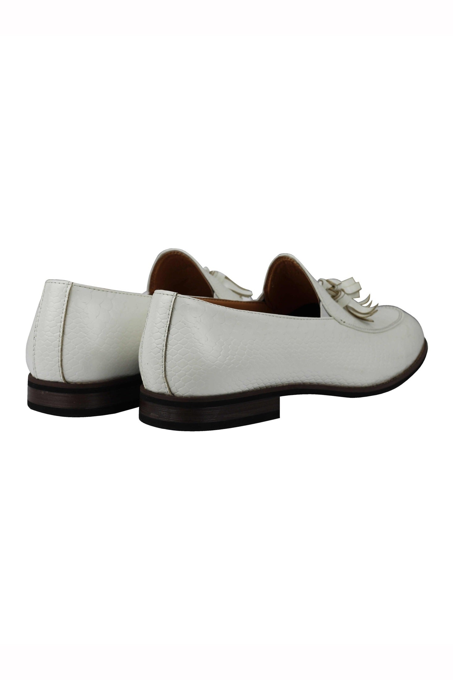 MENS VINTAGE SNAKESKIN PRINT SHINY LEATHER TASSEL LOAFERS SMART CASUAL MOD SHOES