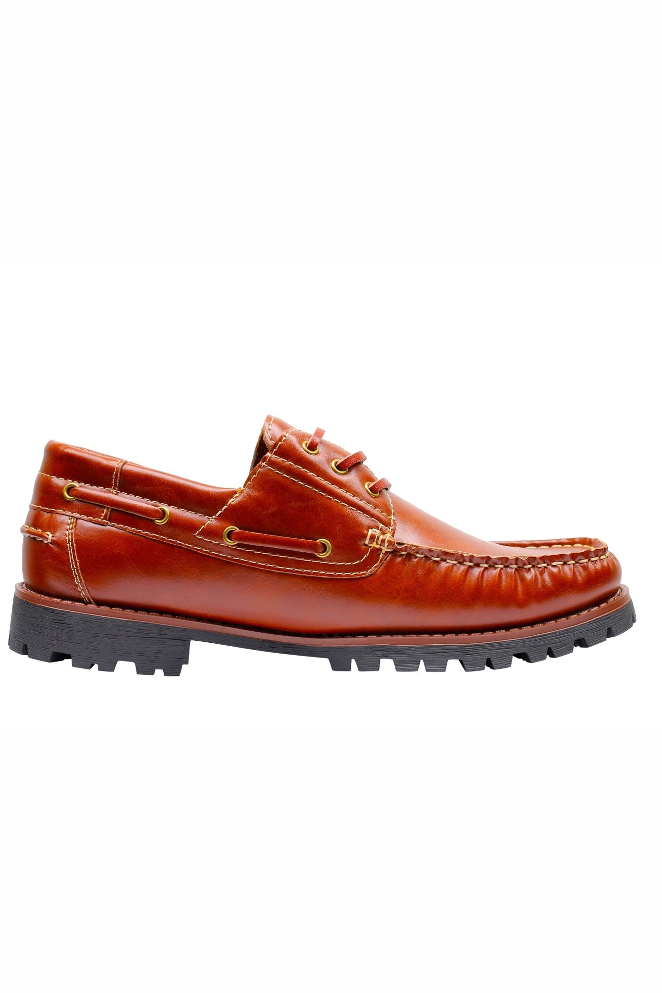 Faux Leather Boat Shoes