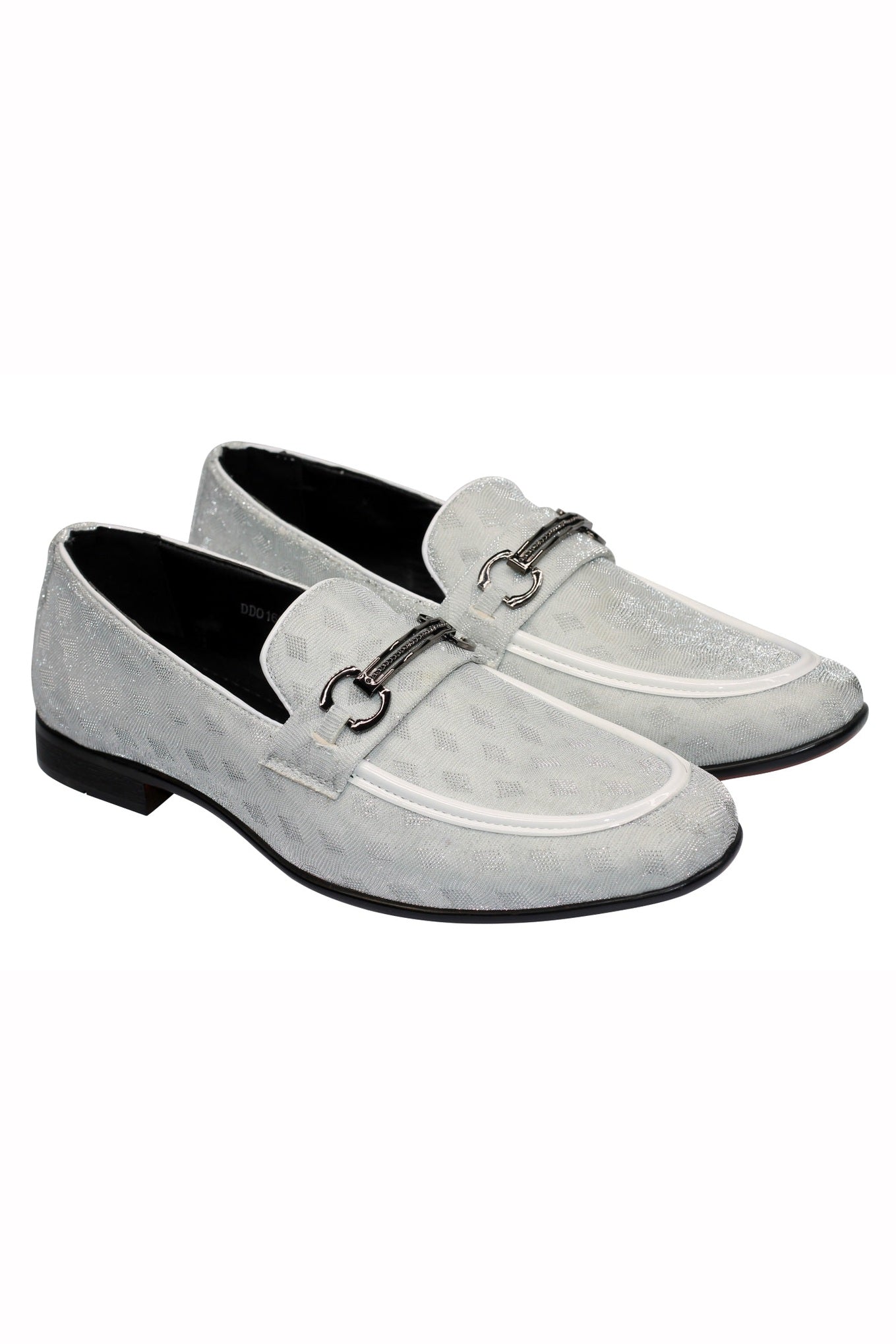 Party Loafers with Glittery Print