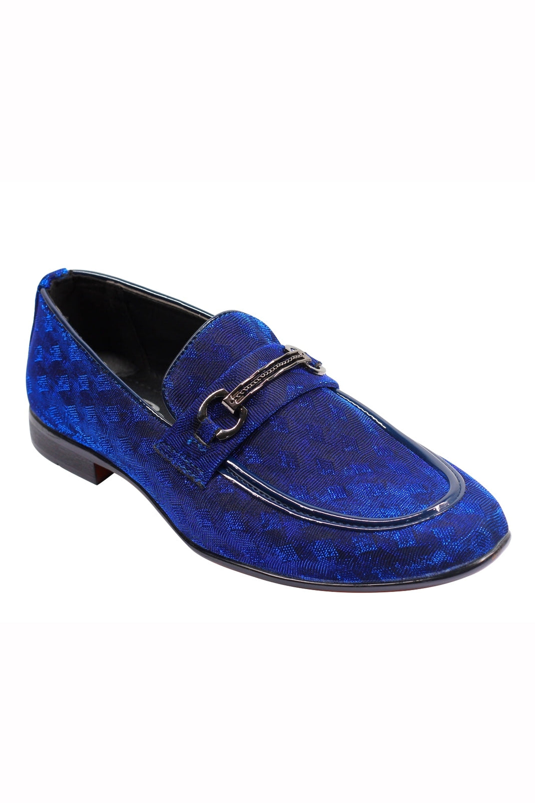 Party Loafers with Glittery Print