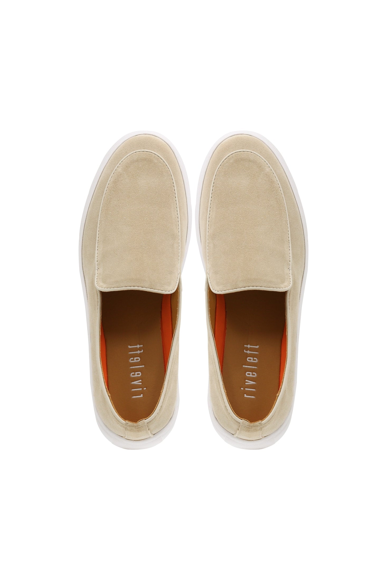 BEIGE SUEDE LEATHER LOAFERS