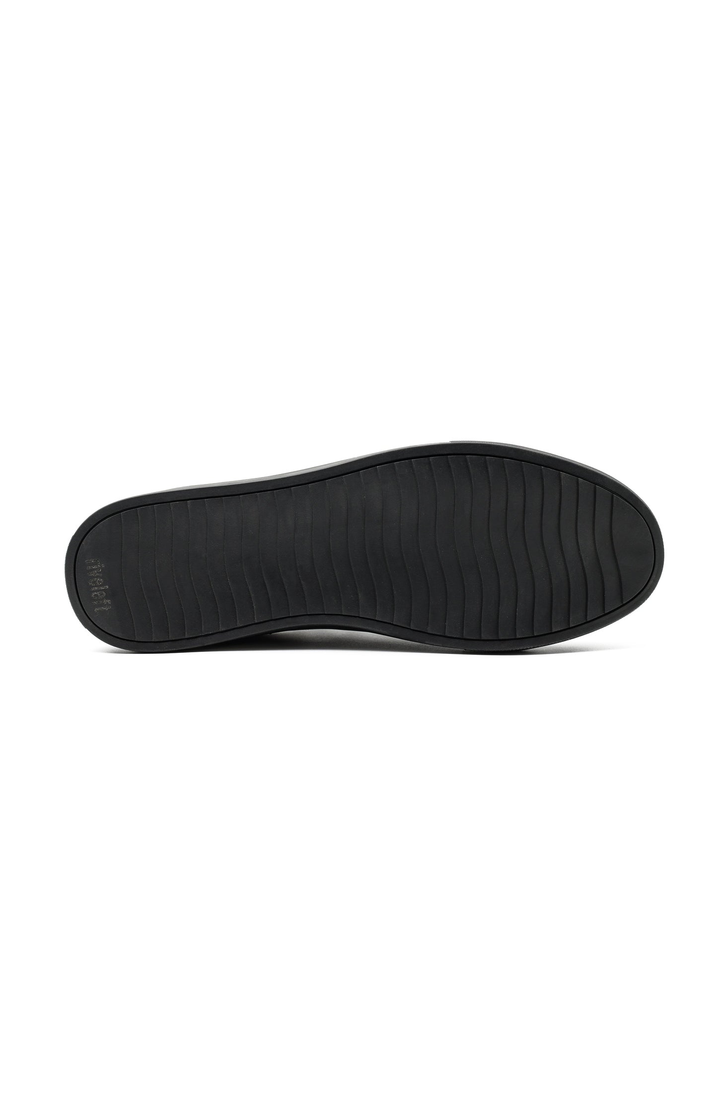 FULL BLACK REAL LEATHER TRAINERS