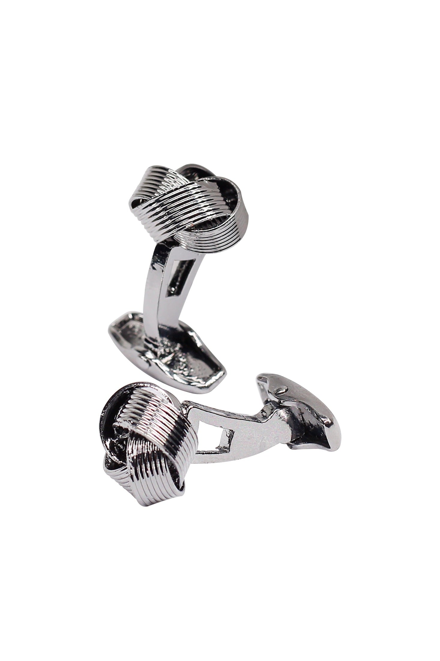 FINE WIRE DARK TONE SILVER CUFFLINKS