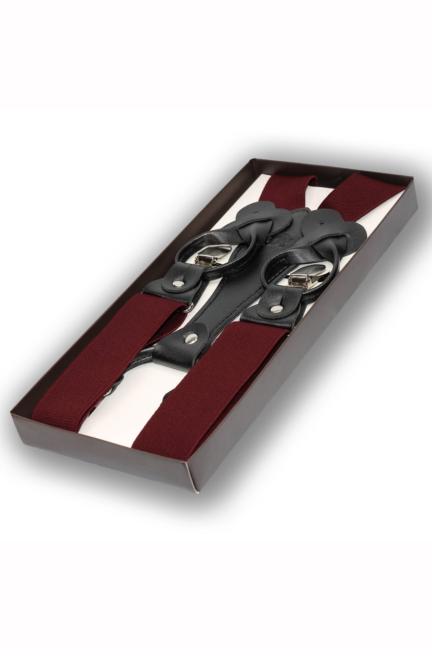 MAROON ADJUSTABLE CLIP ON BRACES