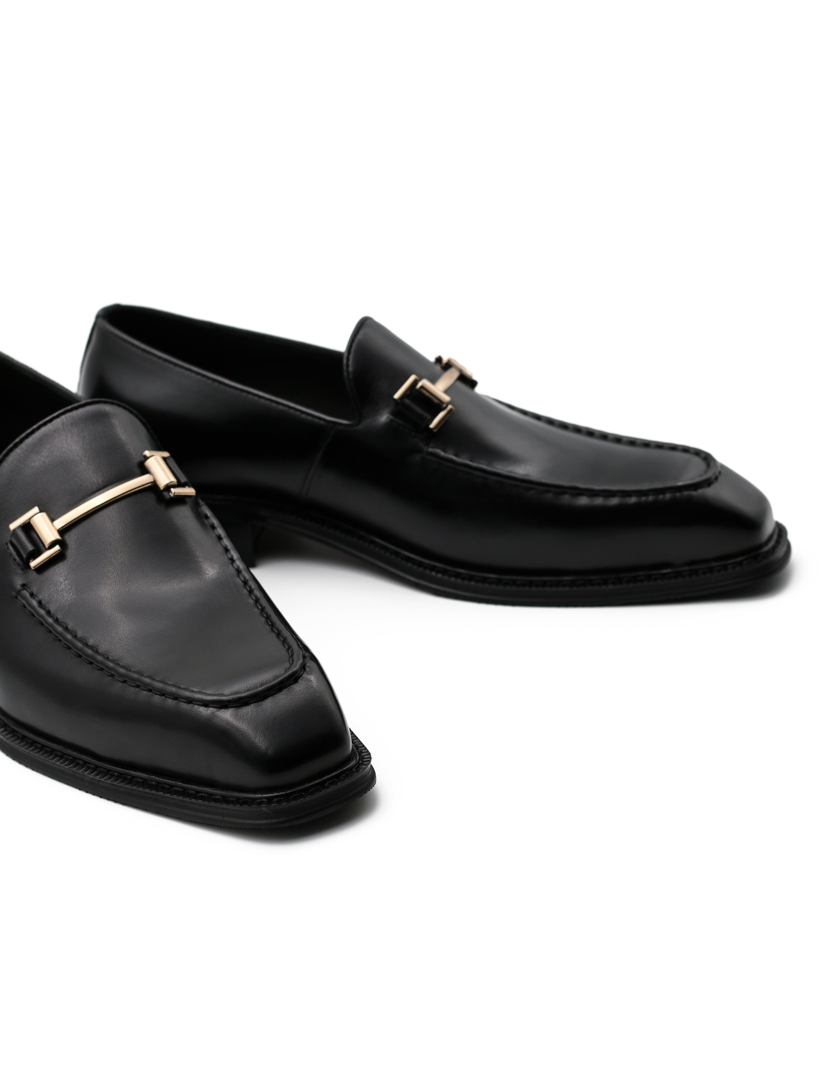 Mens dress fashion bit loafers