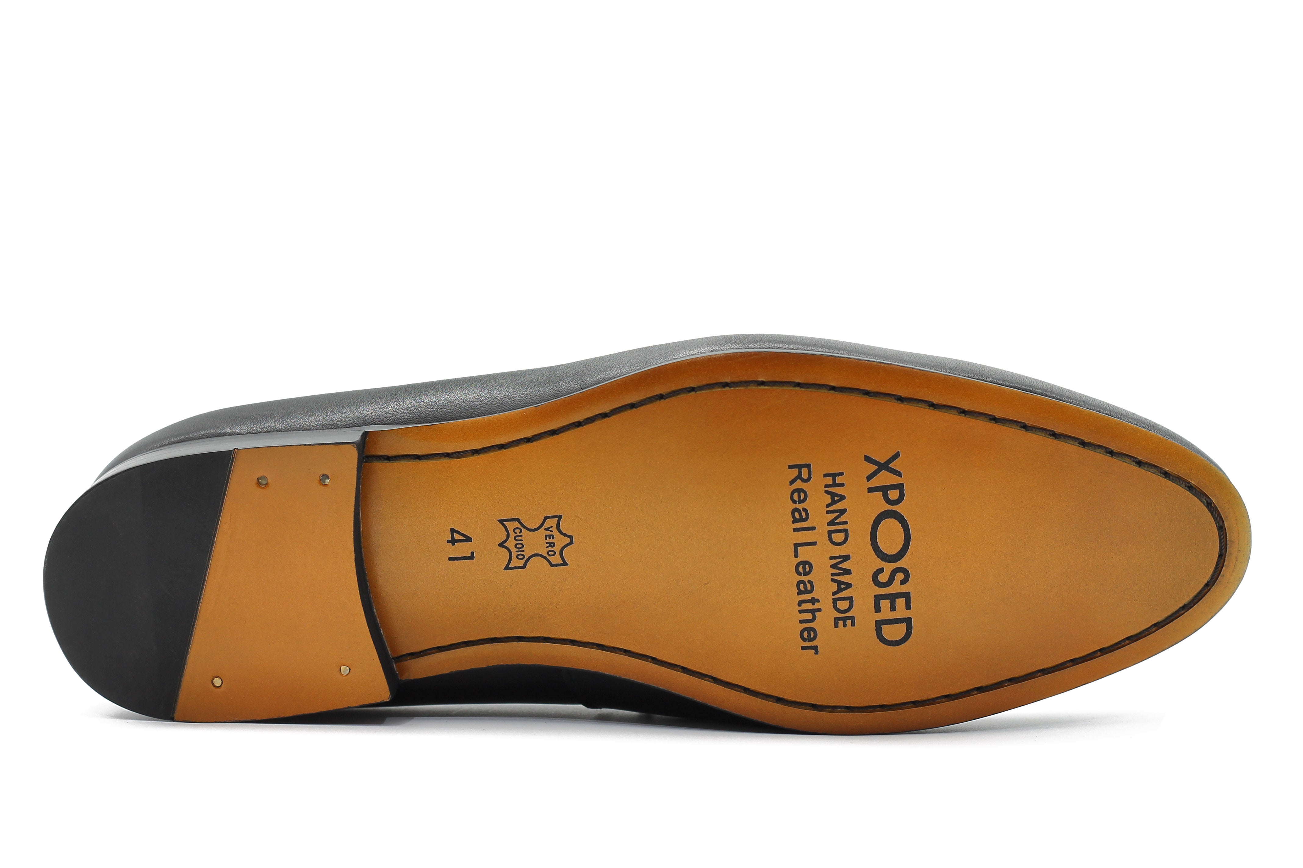 SNAFFLE TRIM LOAFERS IN BLACK