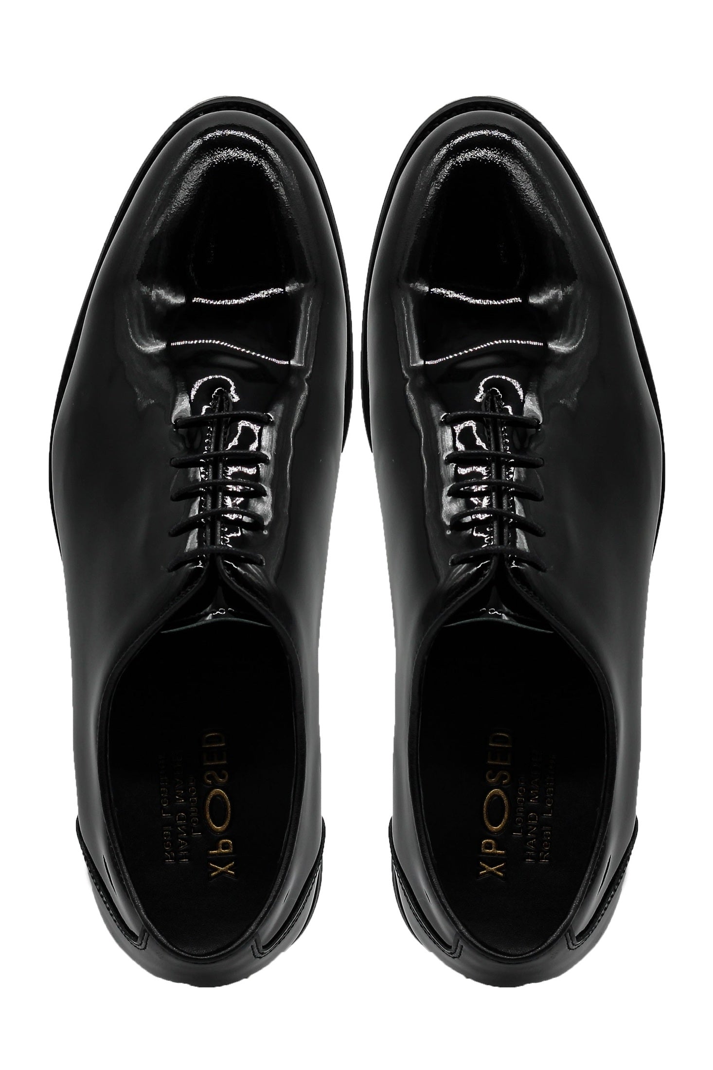 Black Patent Leather Whole cut Dress Shoes