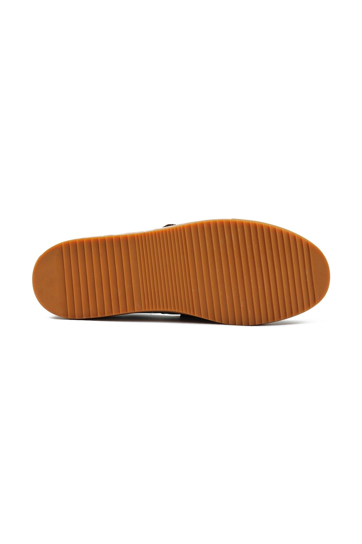 BROWN LEATHER & SUEDE DOUBLE MONK SNEAKERS