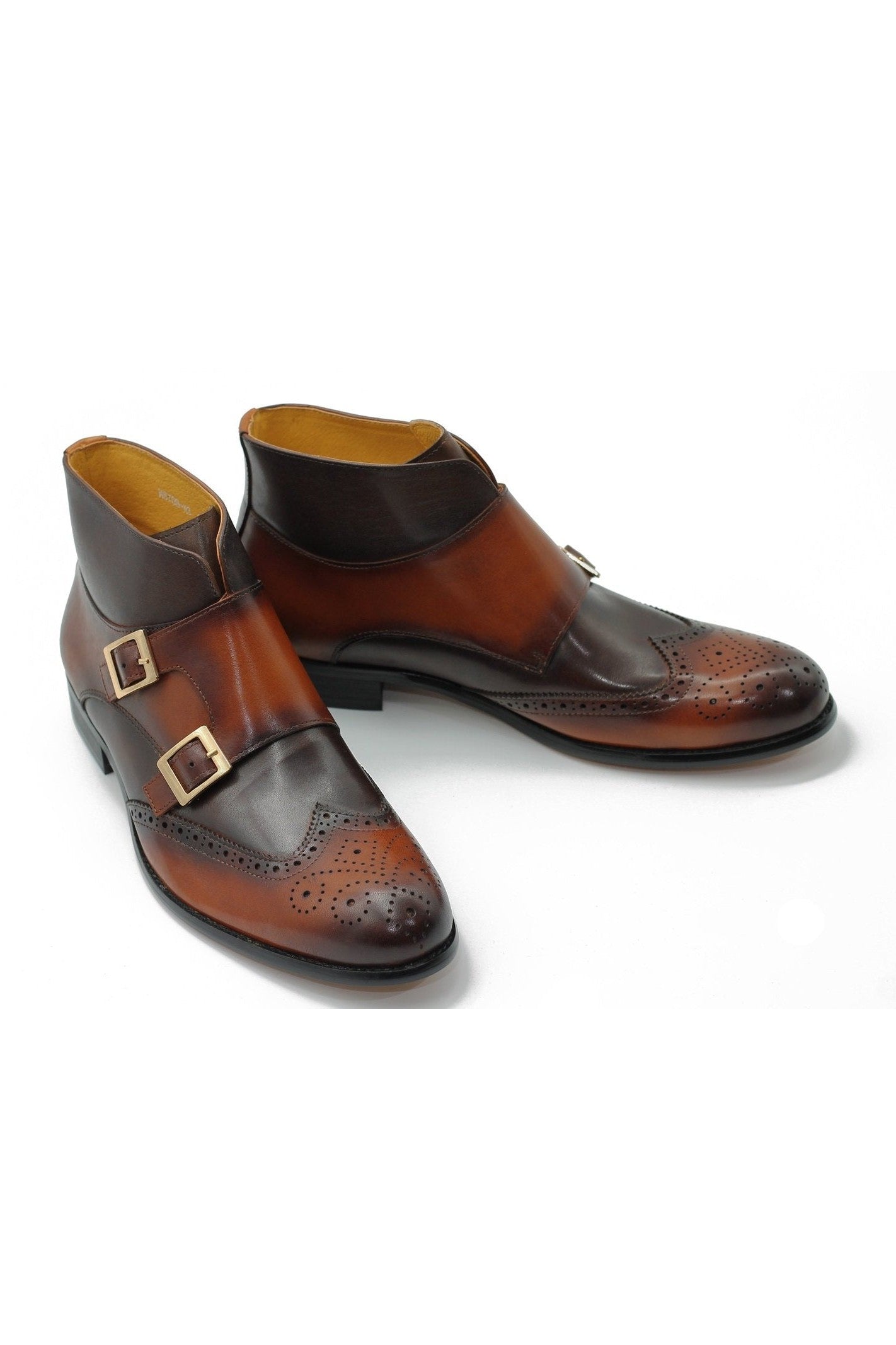 BROWN DOUBLE MONK BROGUES