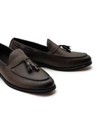 Men’s Brown Faux Leather Tassel Loafers