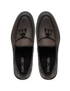 Men’s Brown Faux Leather Tassel Loafers