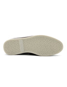 Grey Faux Suede Penny Loafers Lightweight Slip-Ons