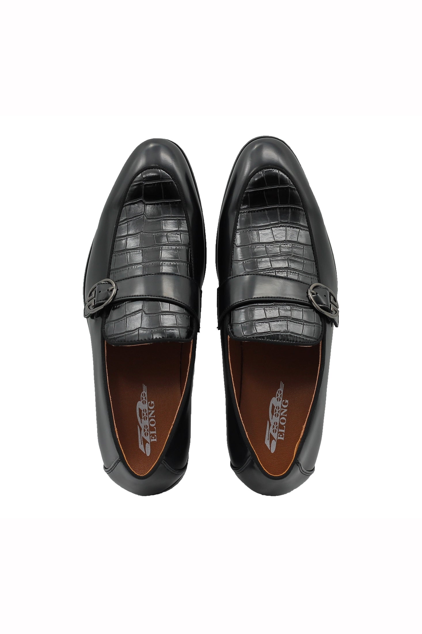 PRINTED MONK STRAP LOAFERS