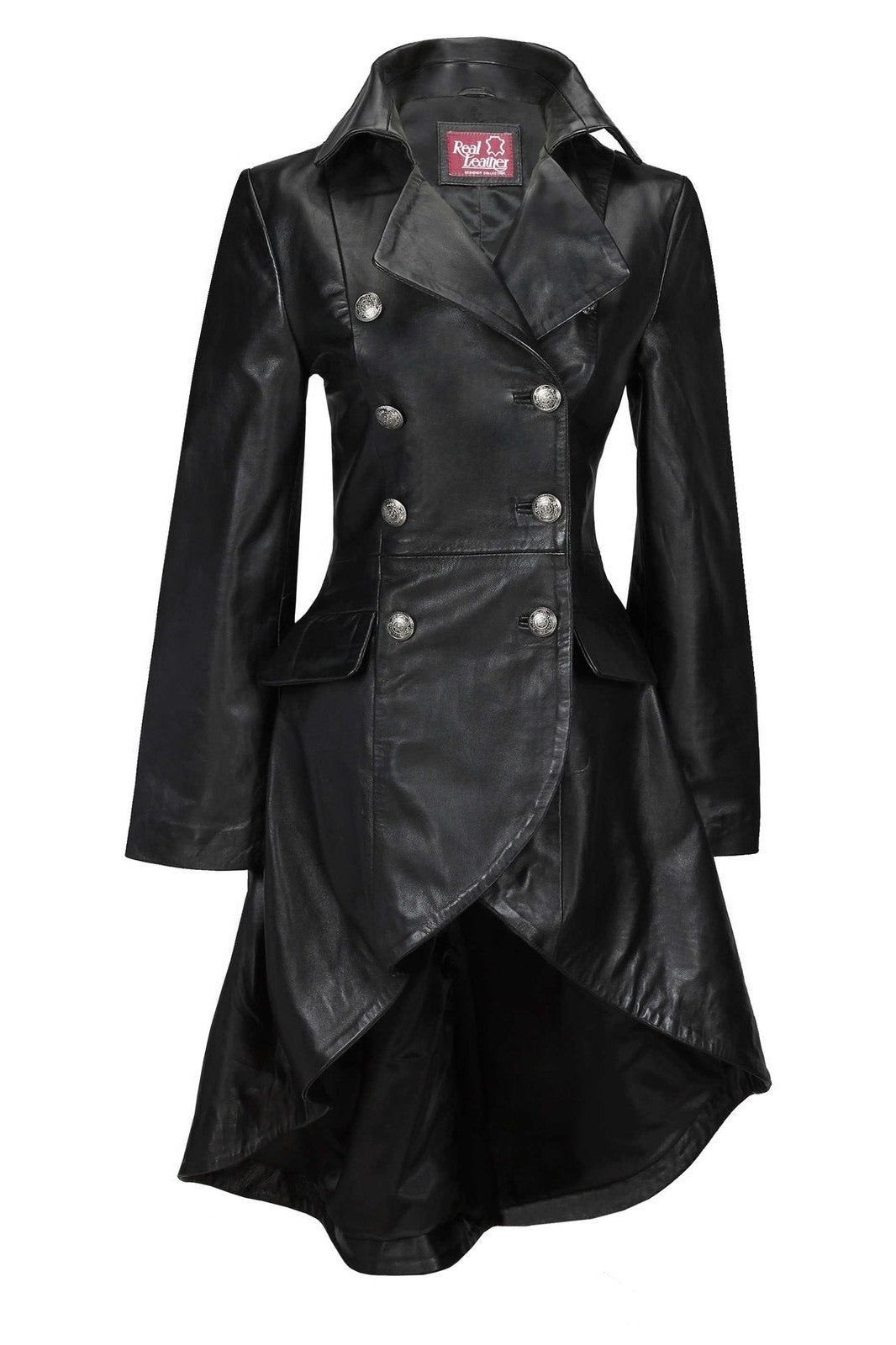 Victorian Leather Jacket Black