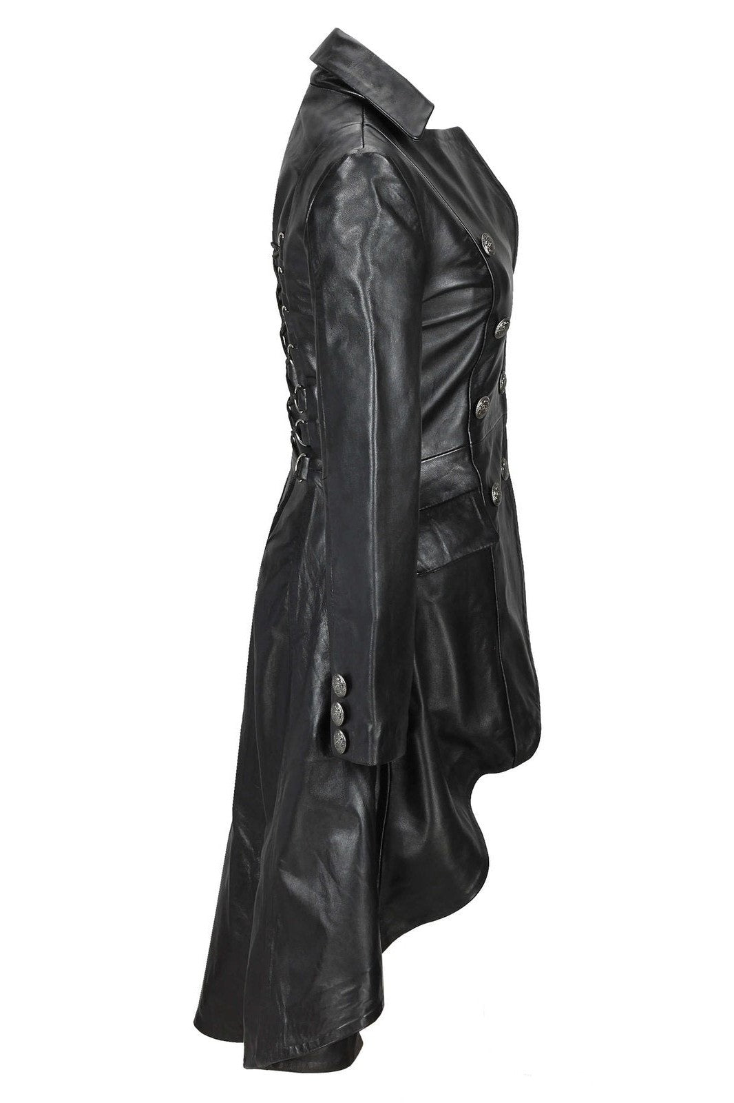 Victorian Leather Jacket Black