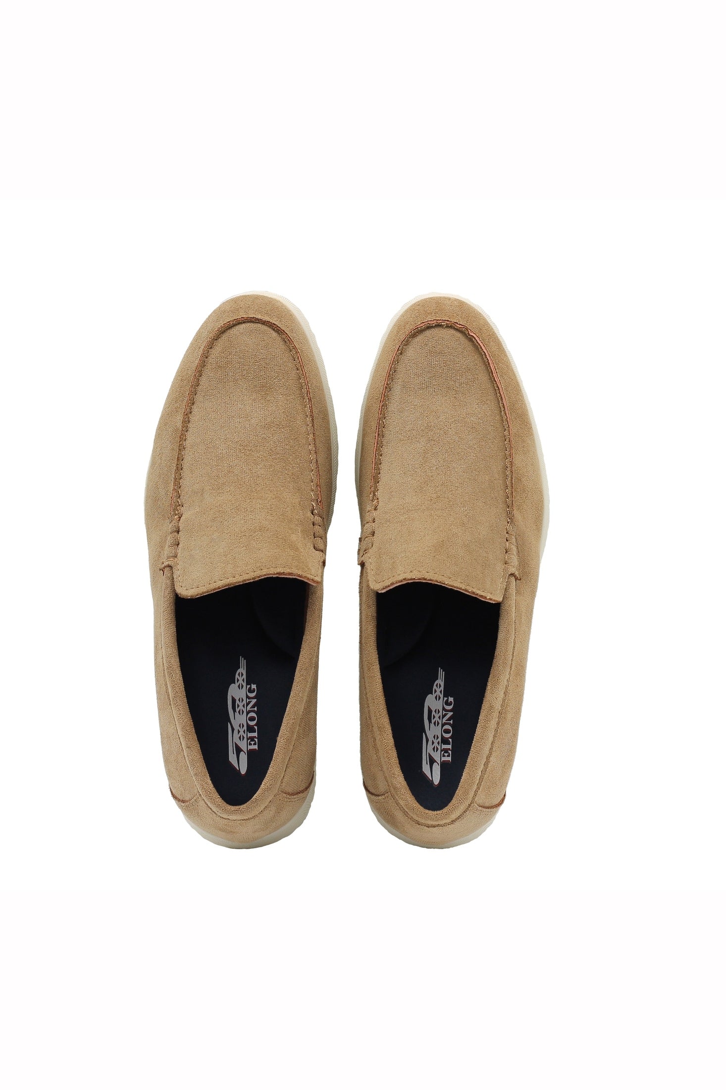 SUEDE FAUX LEATHER MOCCASINS