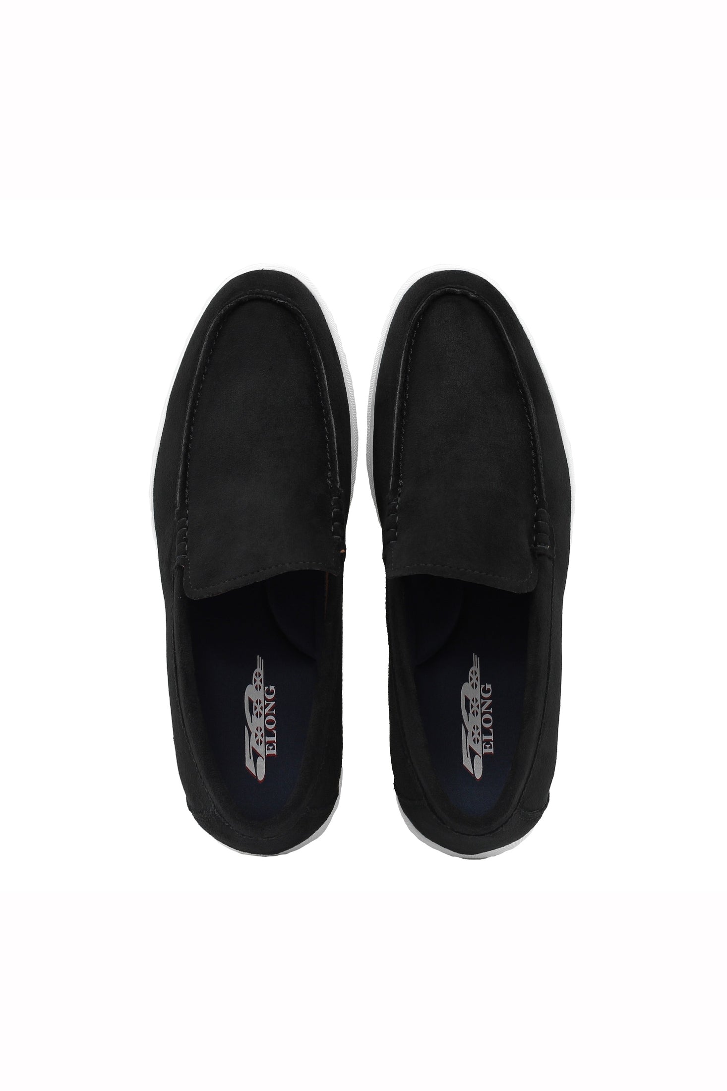 SUEDE FAUX LEATHER MOCCASINS