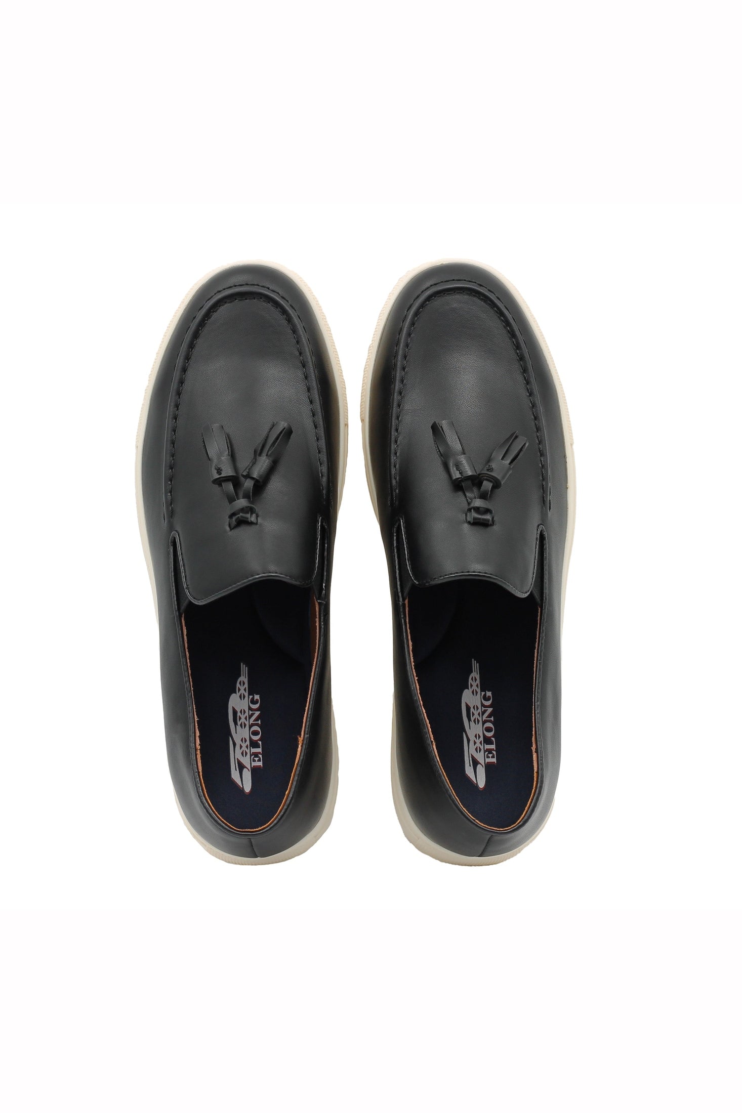 CASUAL FAUX LEATHER SNEAKERS WITH TASSELS