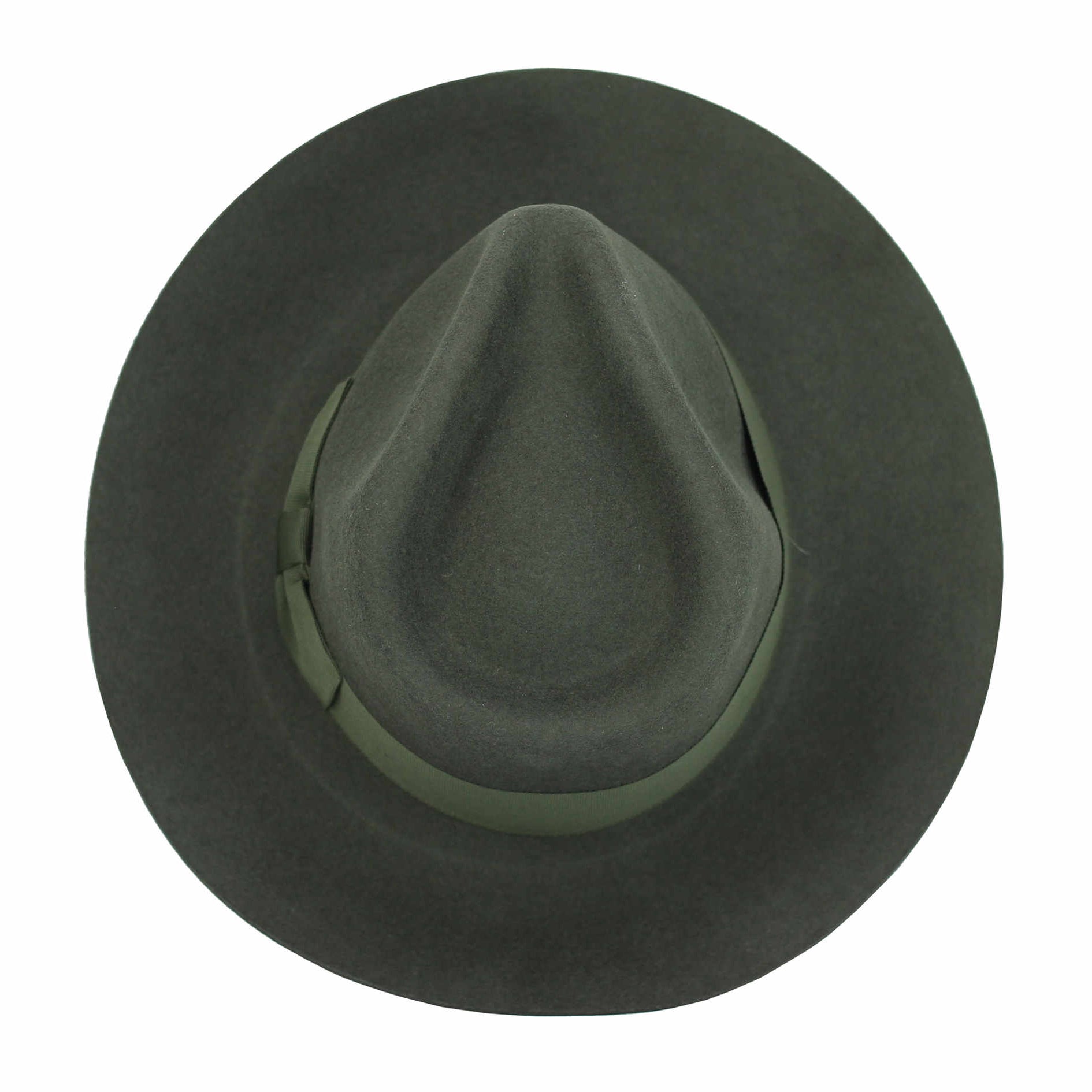 Gladwin Bond 100% Wool Green Fedora Stiff Hat