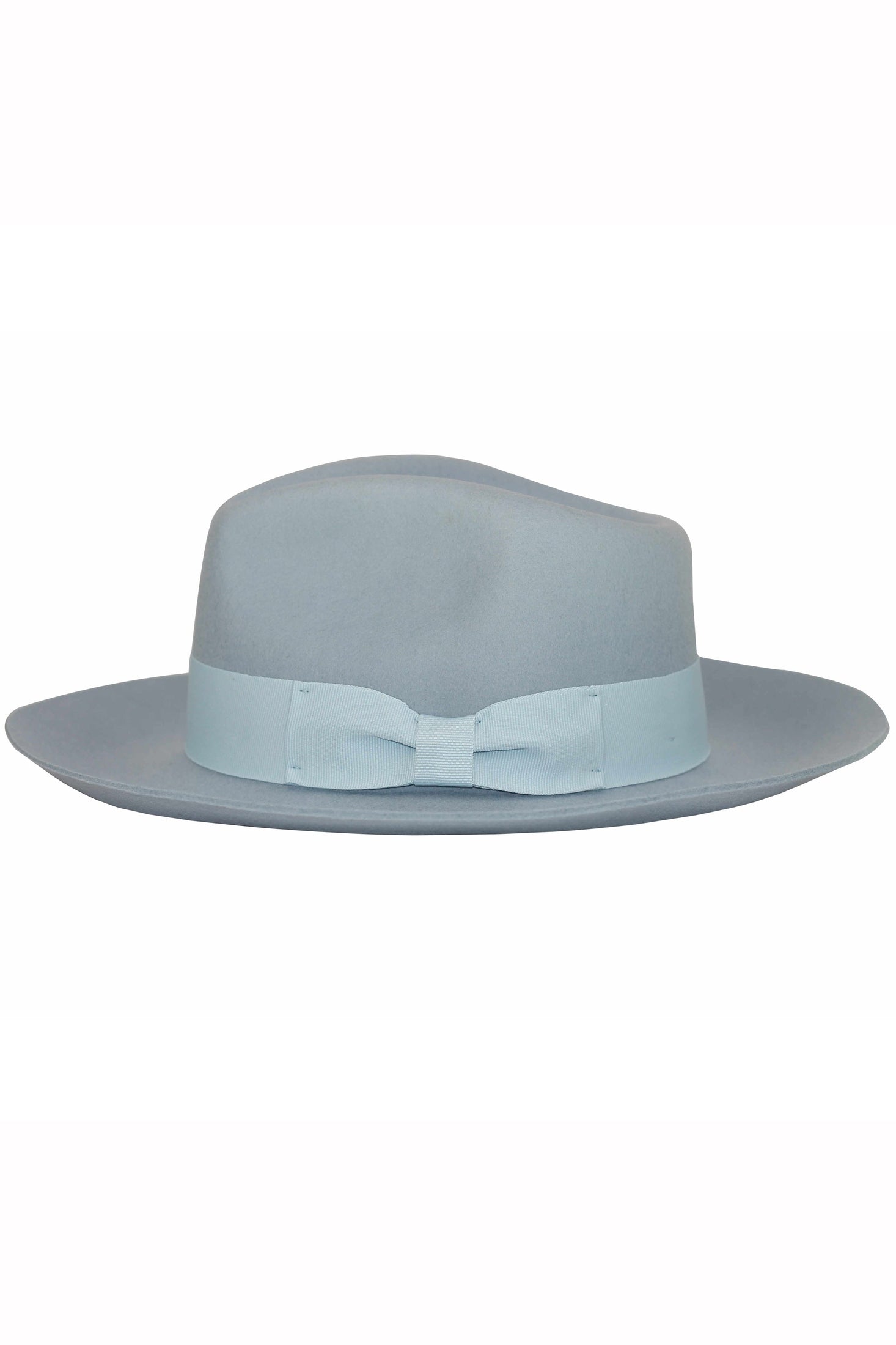 Gladwin Bond 100% Wool Blue Fedora Stiff Hat